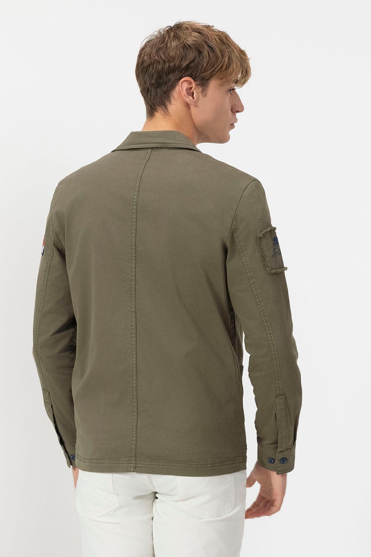 DELAVÉ GREEN HERITAGE OVERSHIRT