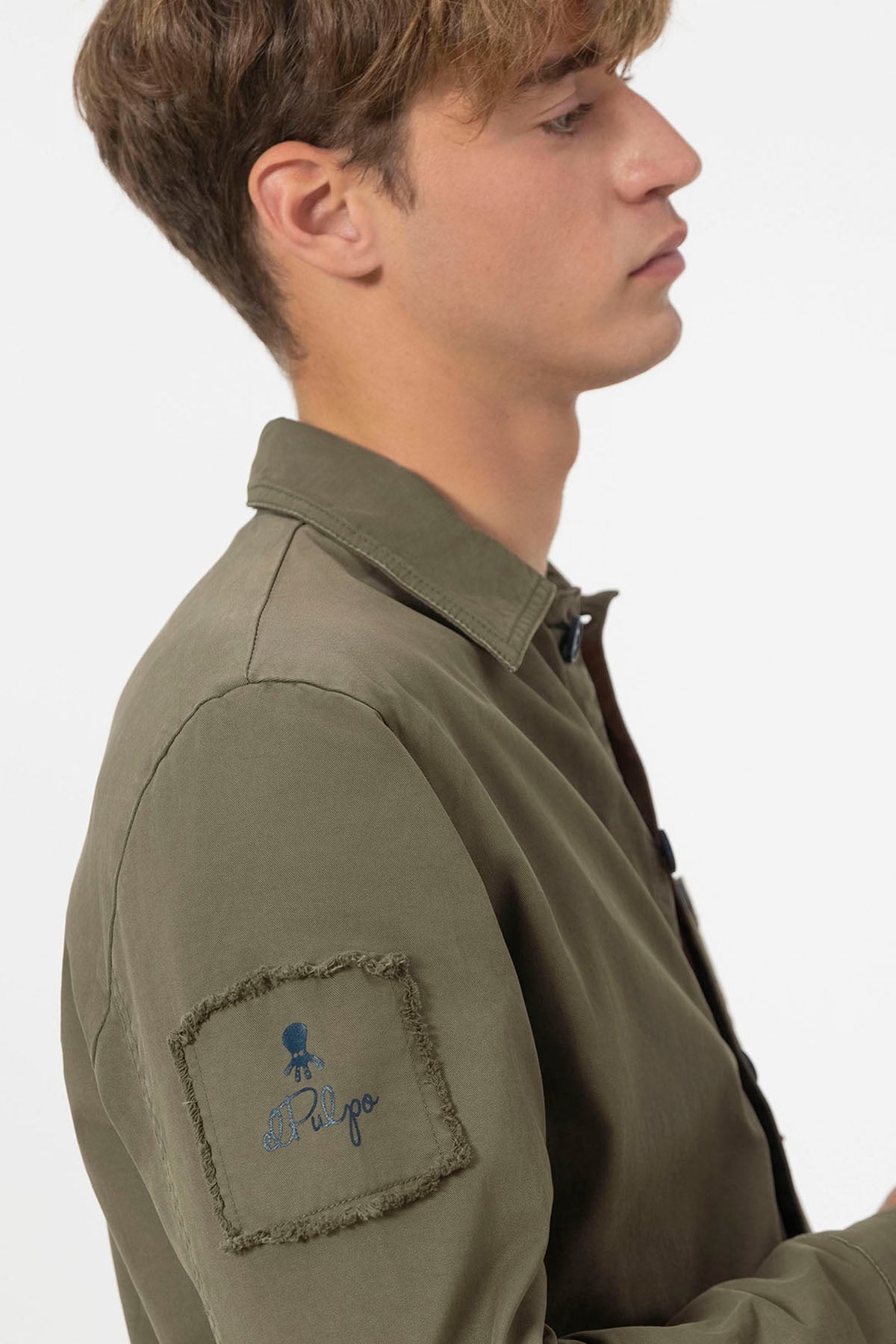 DELAVÉ GREEN HERITAGE OVERSHIRT