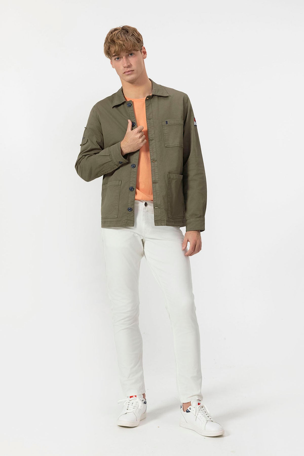 DELAVÉ GREEN HERITAGE OVERSHIRT