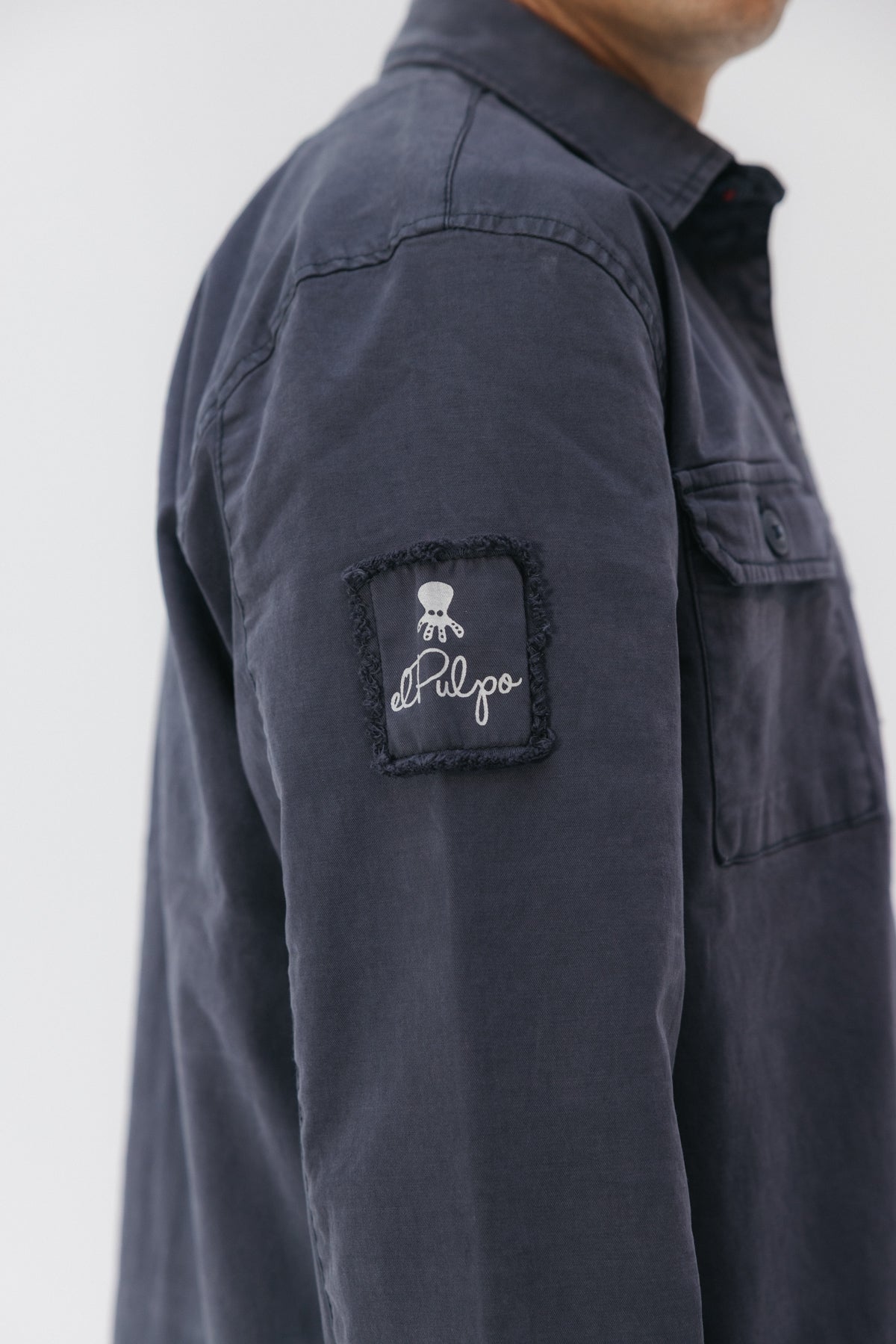 Sobrecamisa heritage dos bolsillos azul marino