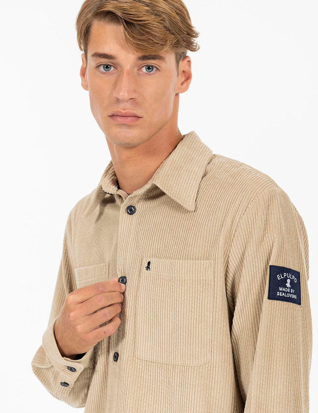 VINTAGE SAND CORDUROY OVERSHIRT