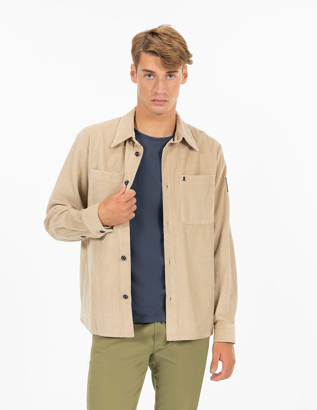 VINTAGE SAND CORDUROY OVERSHIRT