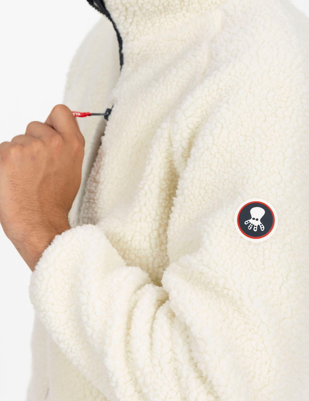 CHAQUETA FORRO POLAR VANCOUVER BLANCO ROTO