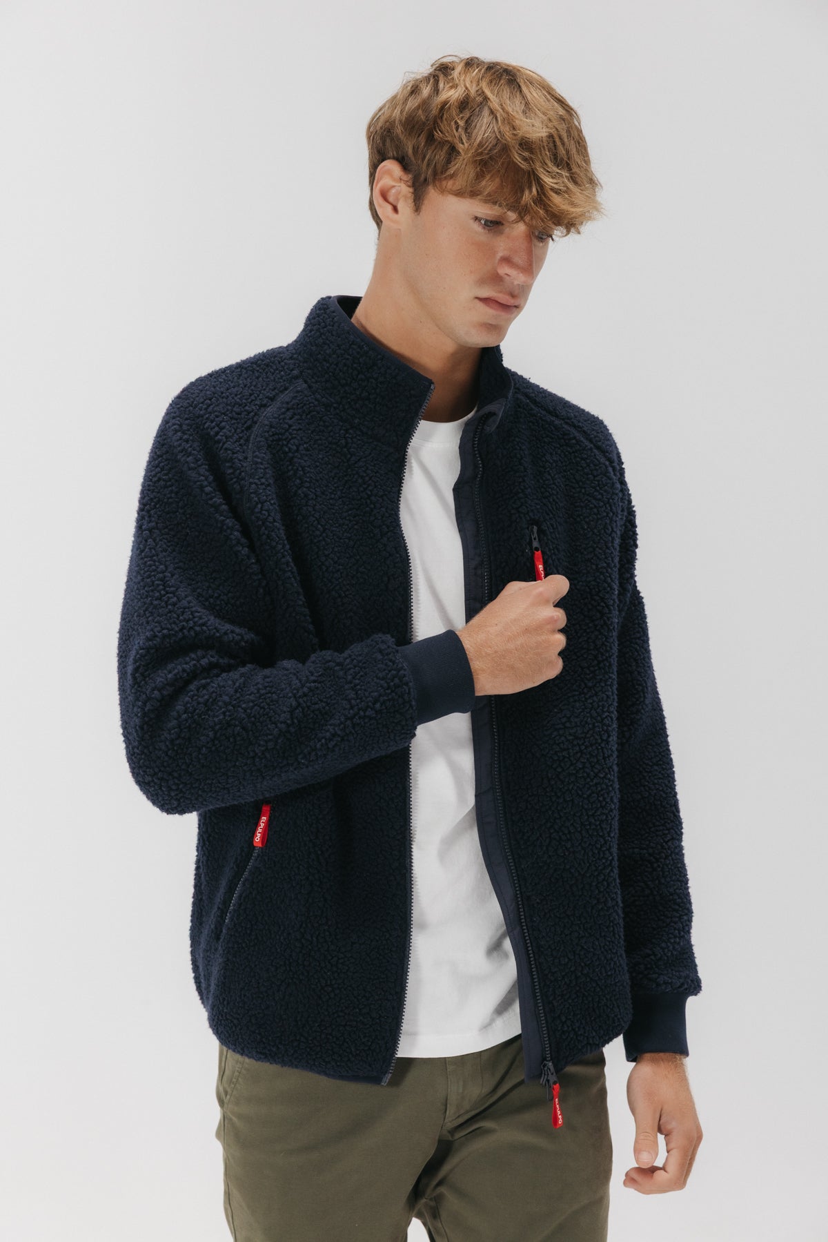CHAQUETA FORRO POLAR VANCOUVER AZUL MARINO