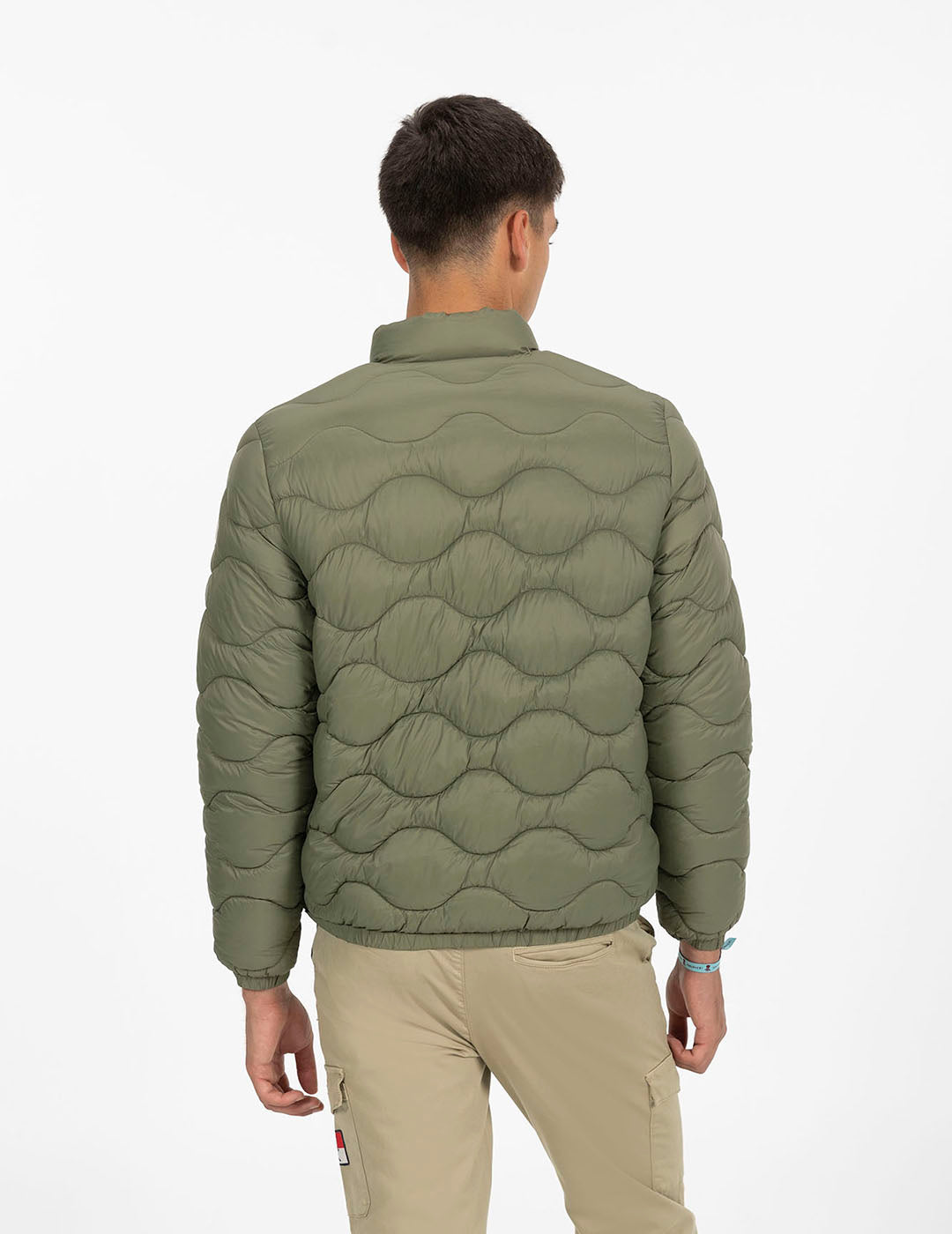 RAINIER SHORT PADDED JACKET KHAKI GREEN