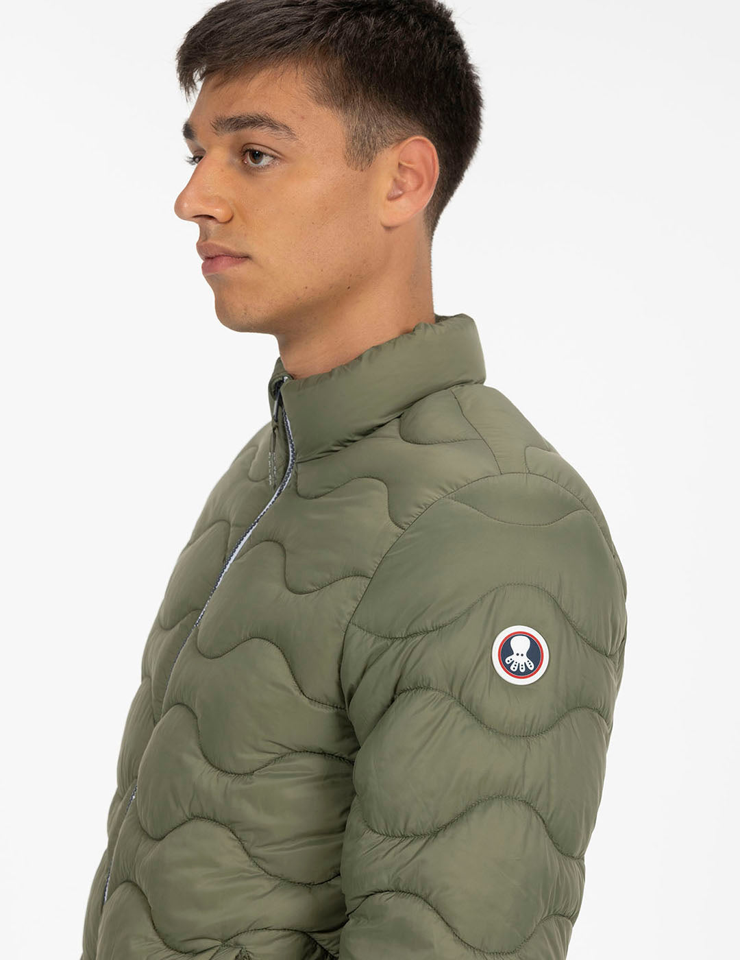 RAINIER SHORT PADDED JACKET KHAKI GREEN