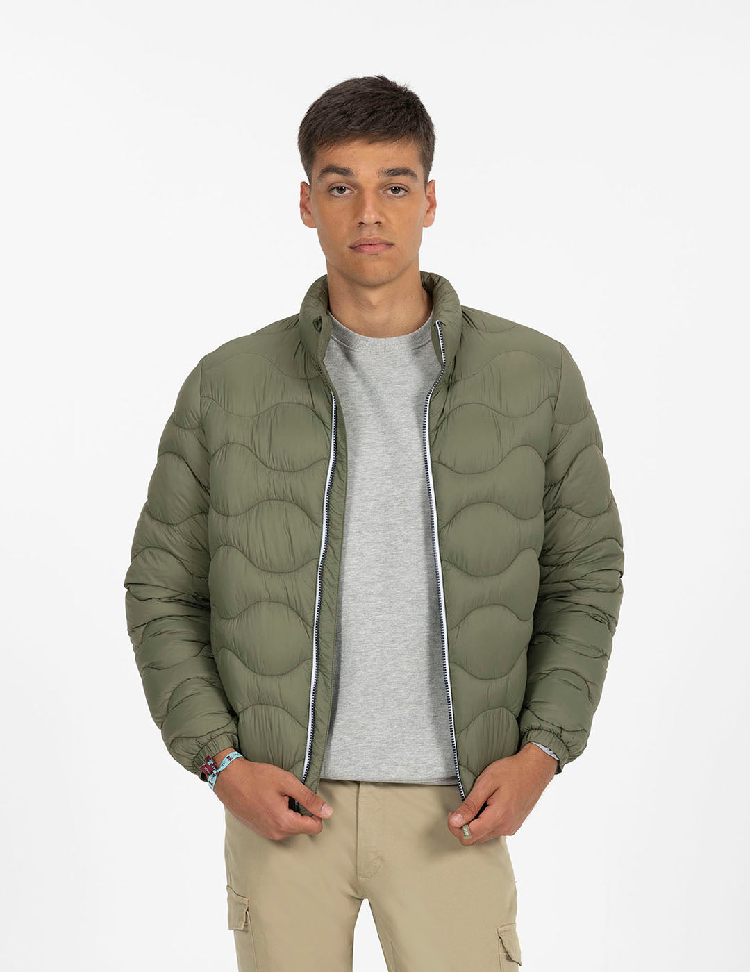 CHAQUETA CORTA ACOLCHADA RAINIER VERDE KHAKI