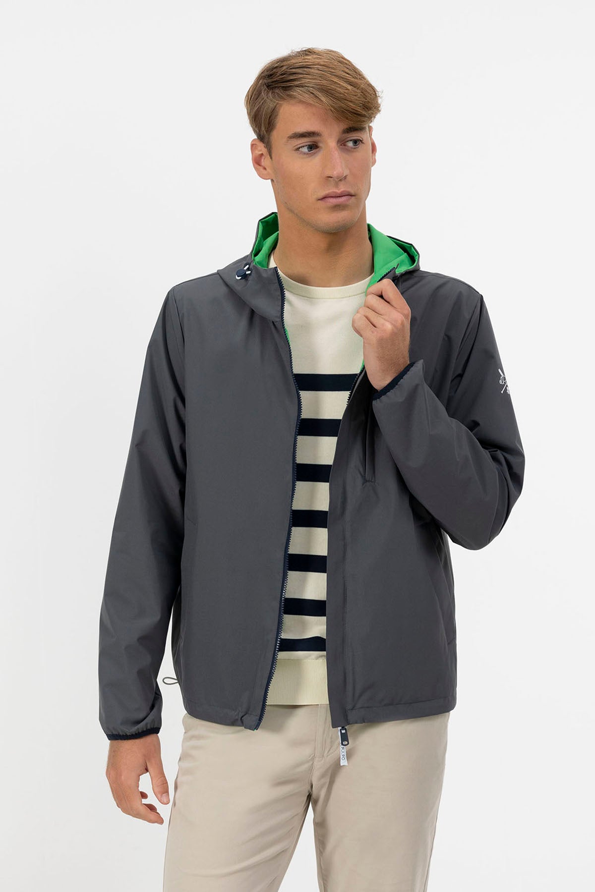 GOLD COAST ANTHRACITE REVERSIBLE JACKET