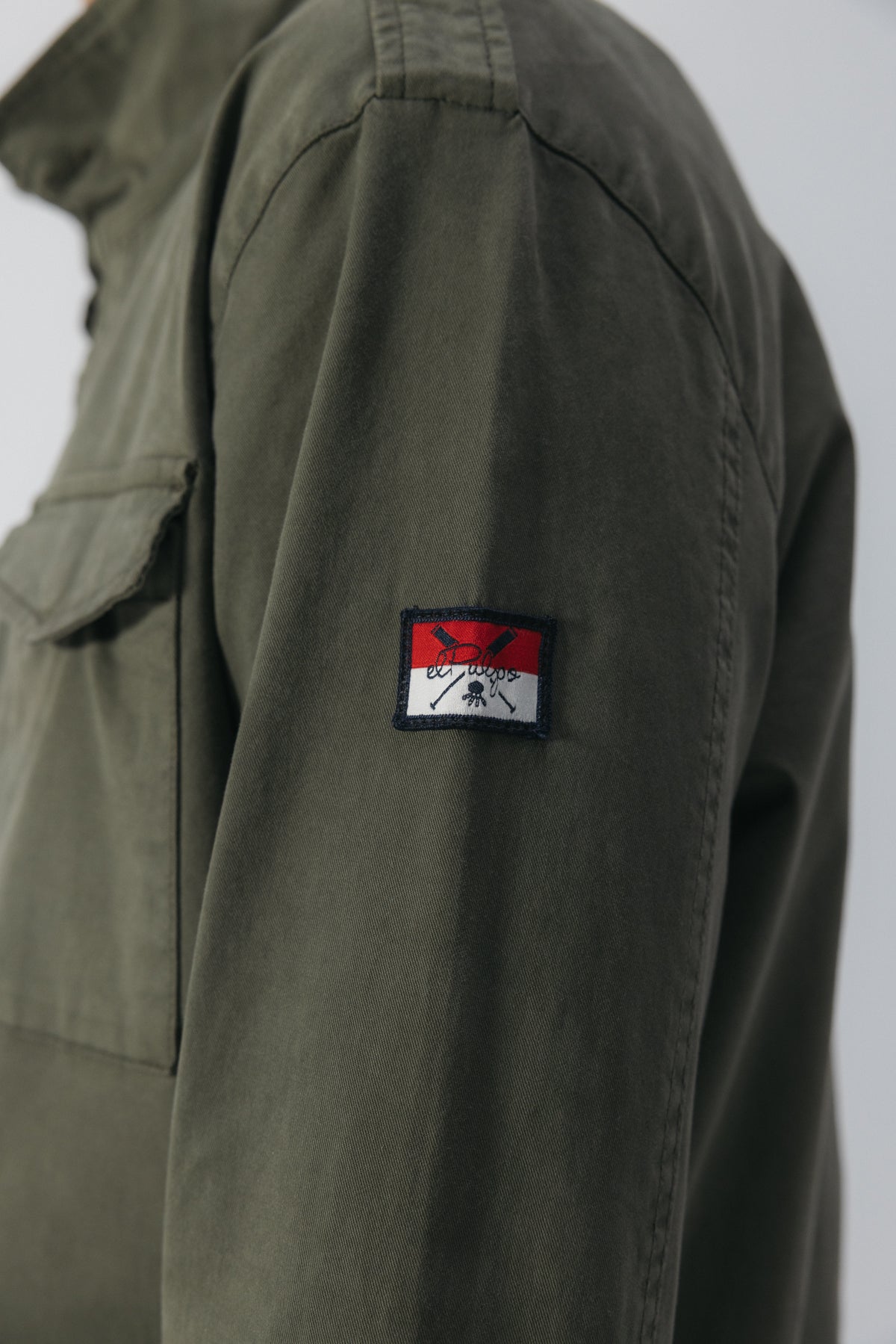 FIELD JACKET GARMENT DYED VERDE KHAKI
