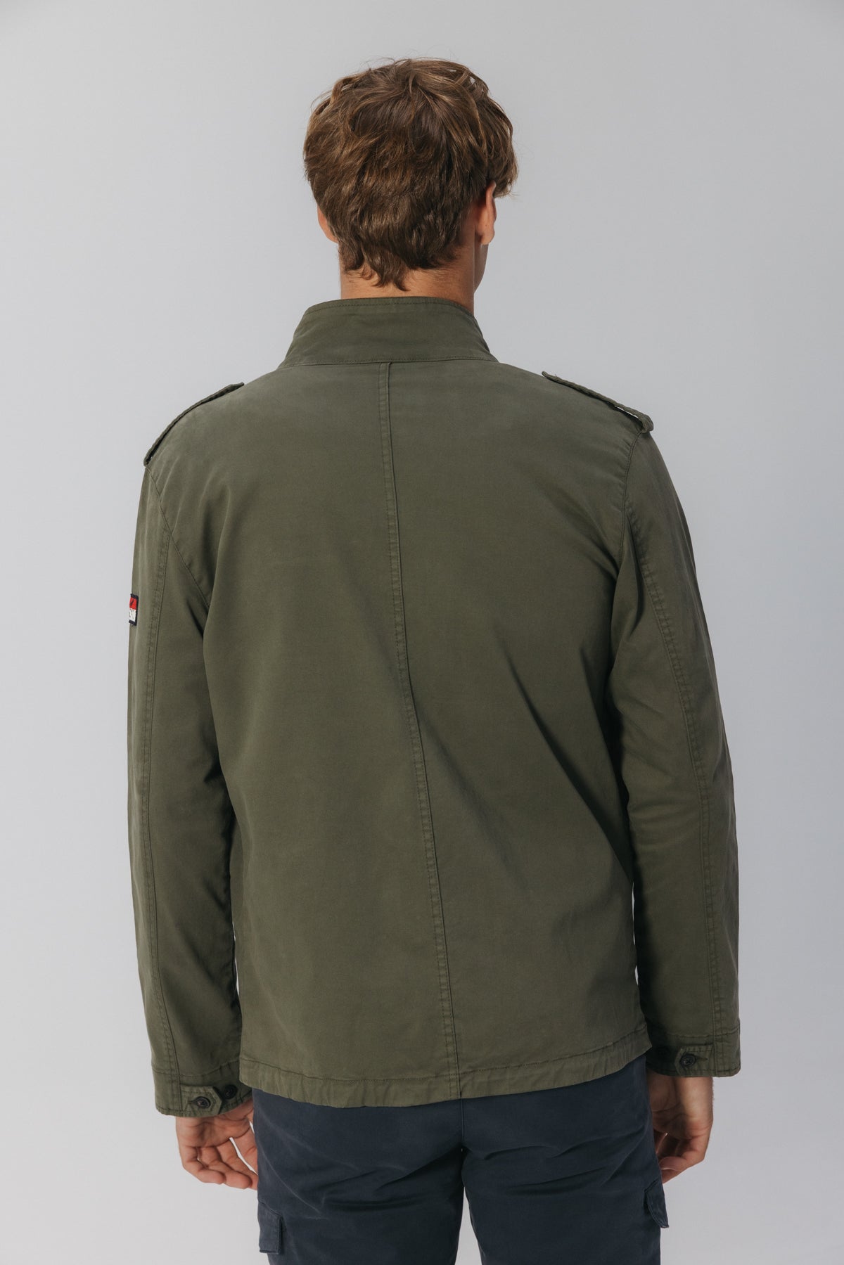 FIELD JACKET GARMENT DYED VERDE KHAKI