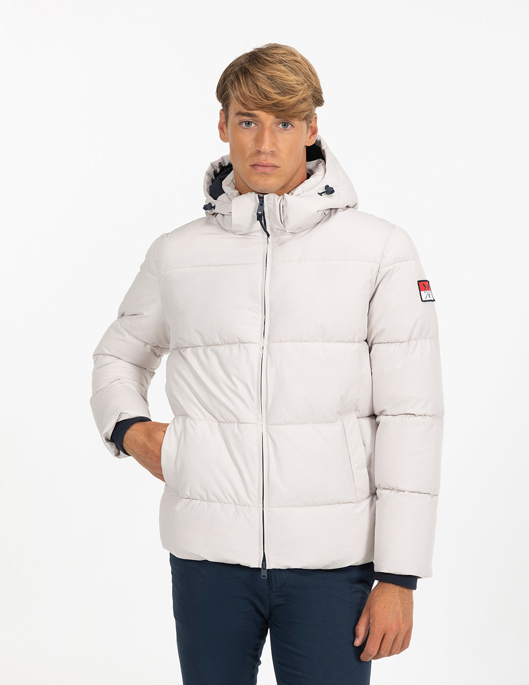 CRESTONE SHORT DOWN JACKET OFF-WHITE