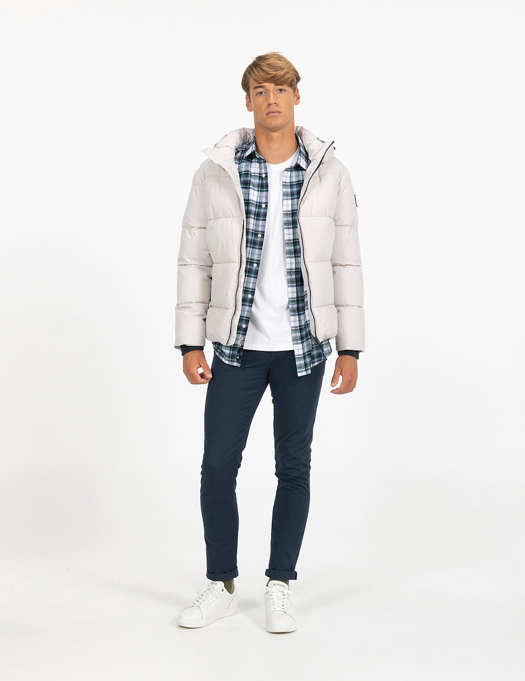 CRESTONE SHORT DOWN JACKET OFF-WHITE