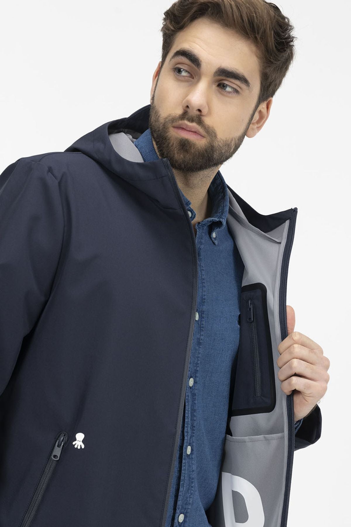 NEW SPENCER NAVY BLUE PARKA