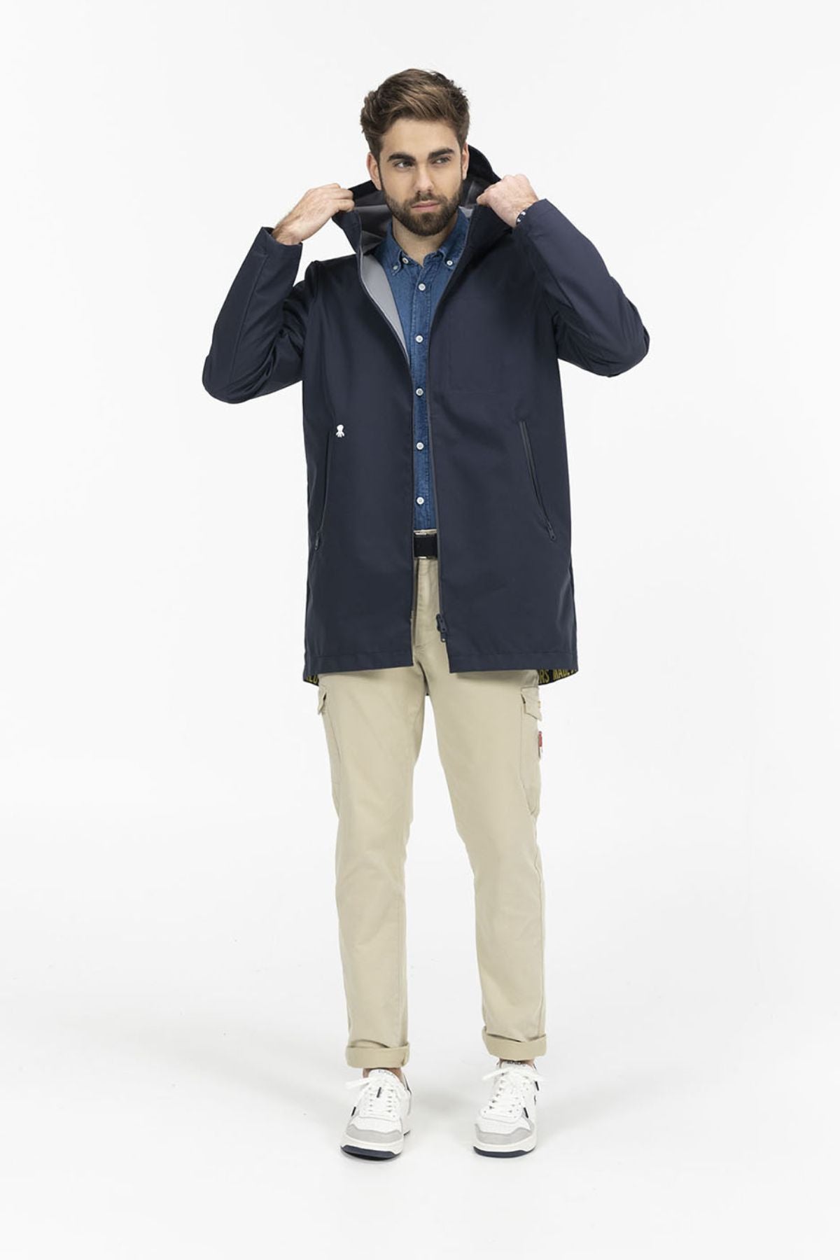 NEW SPENCER NAVY BLUE PARKA