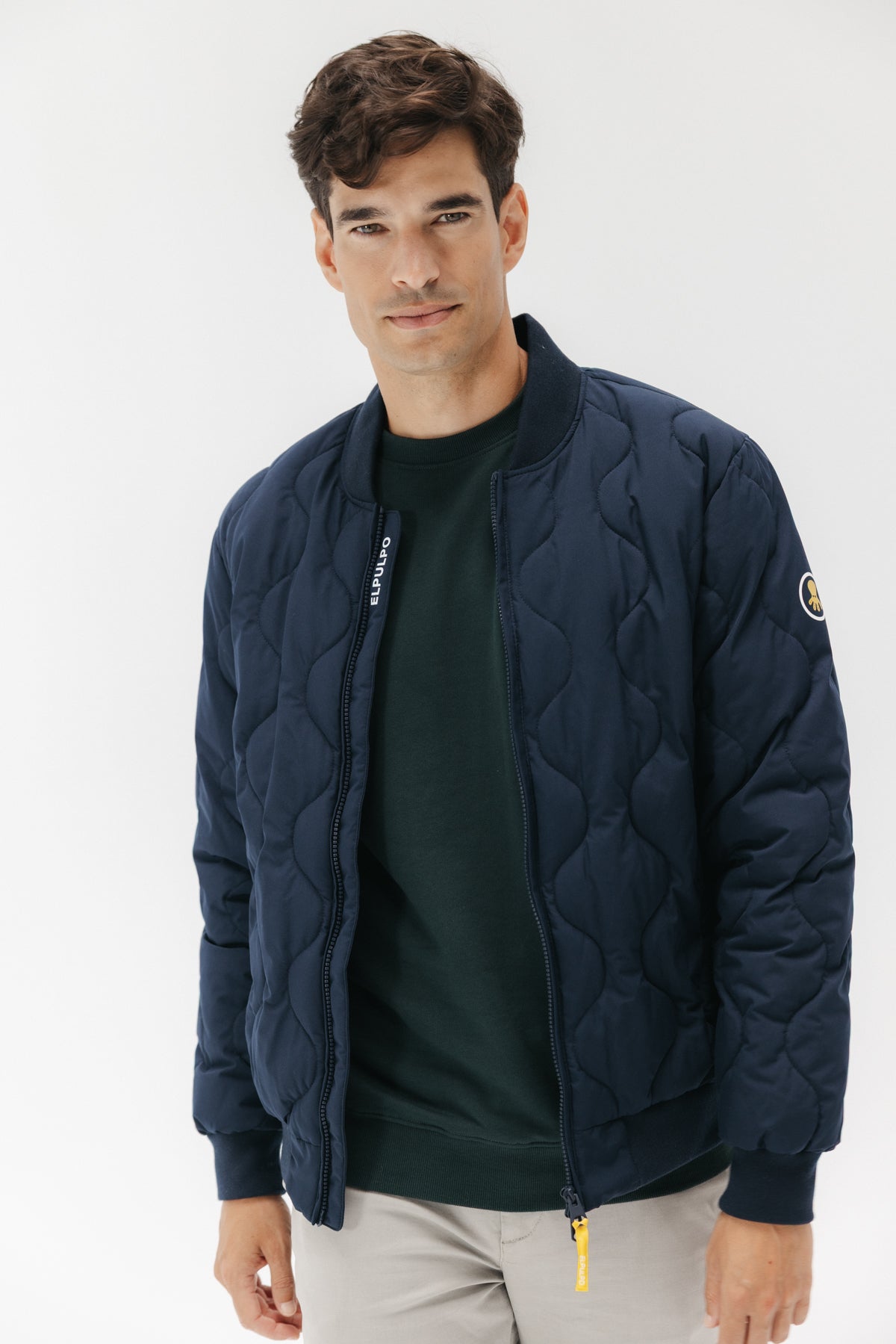 BOMBER ACOLCHADA SVEN AZUL MARINO