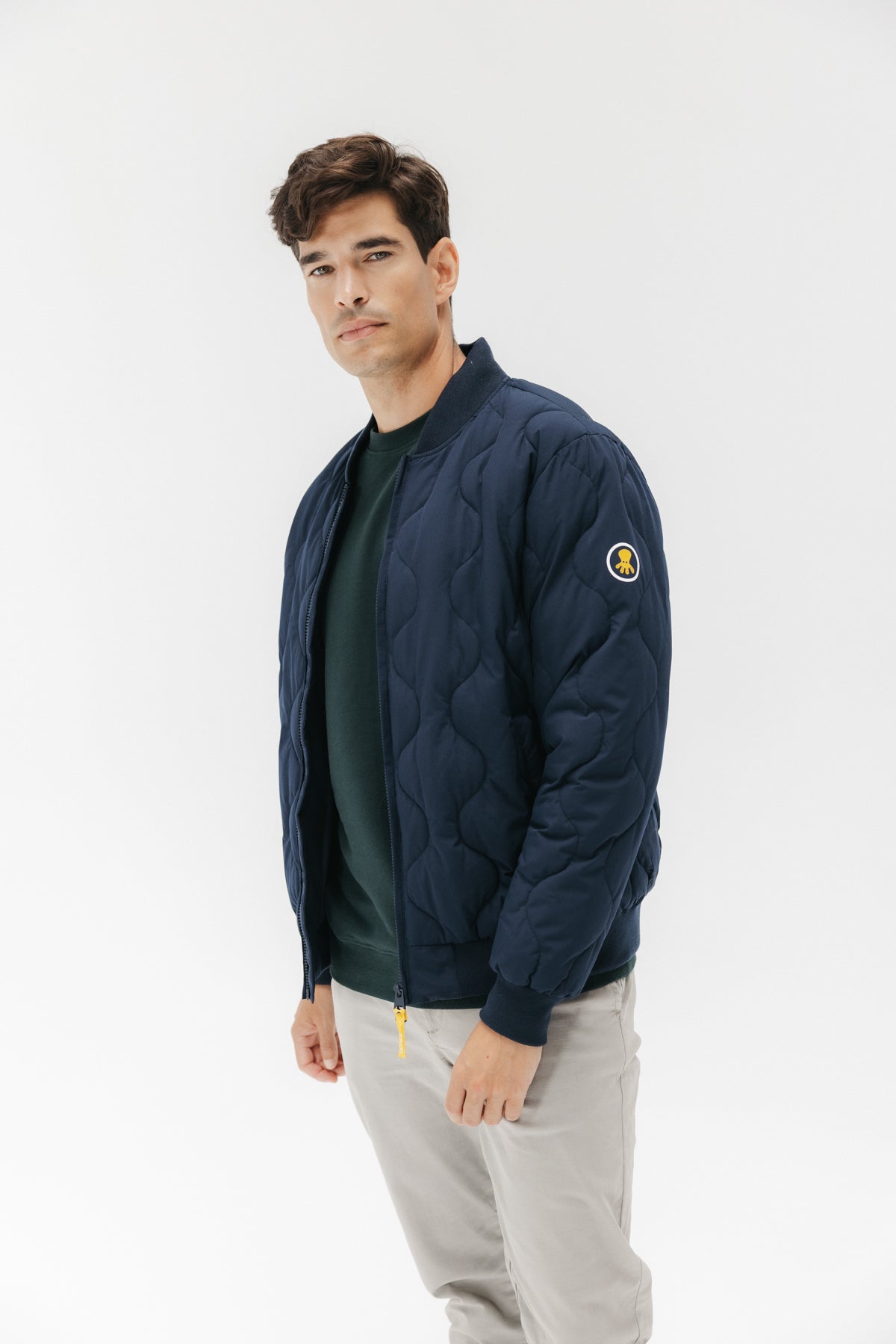 BOMBER ACOLCHADA SVEN AZUL MARINO