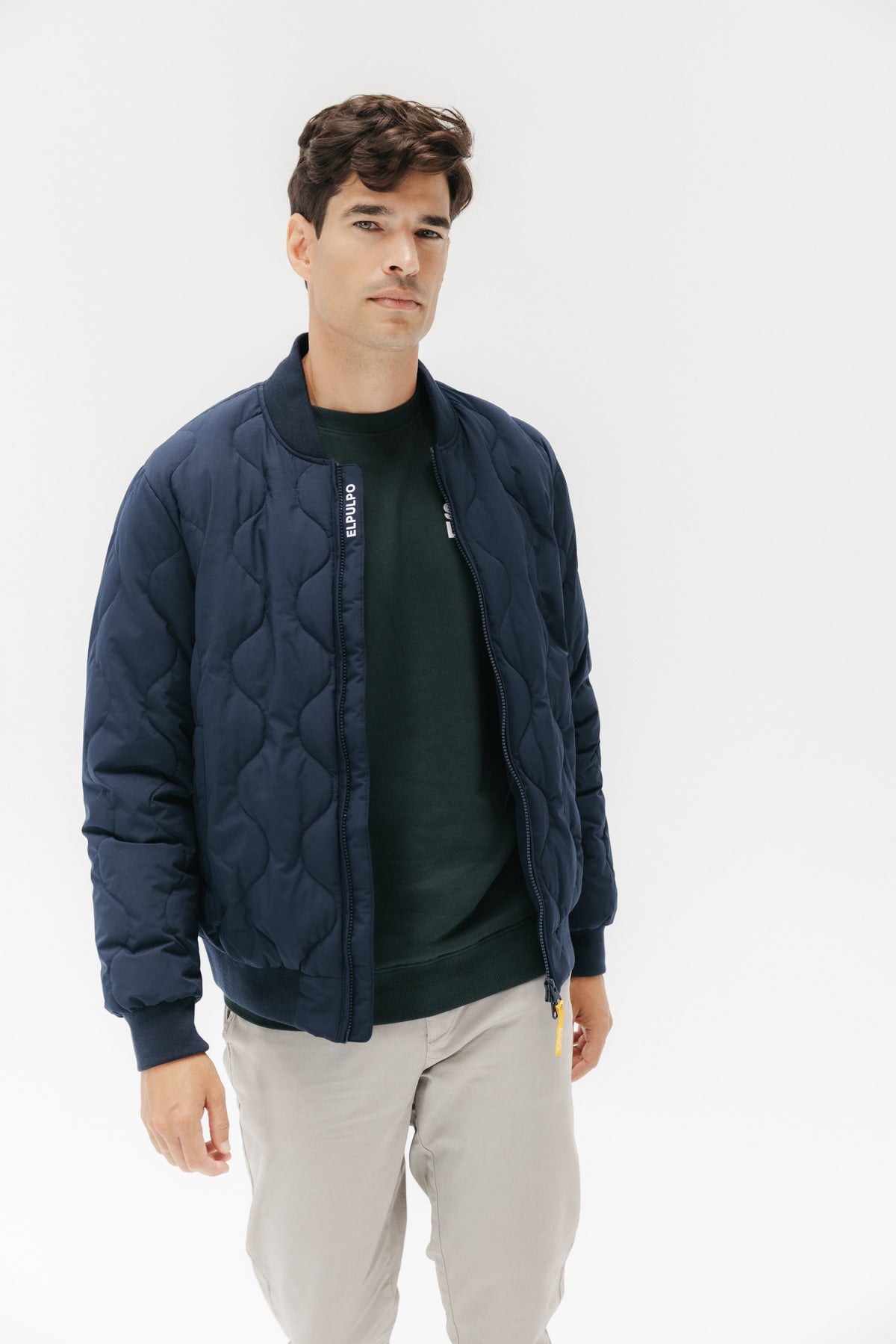 BOMBER ACOLCHADA SVEN AZUL MARINO