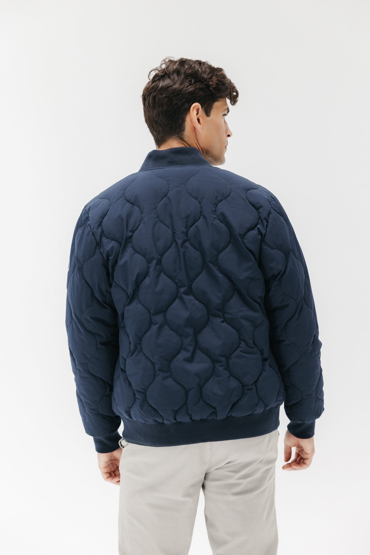 BOMBER ACOLCHADA SVEN AZUL MARINO