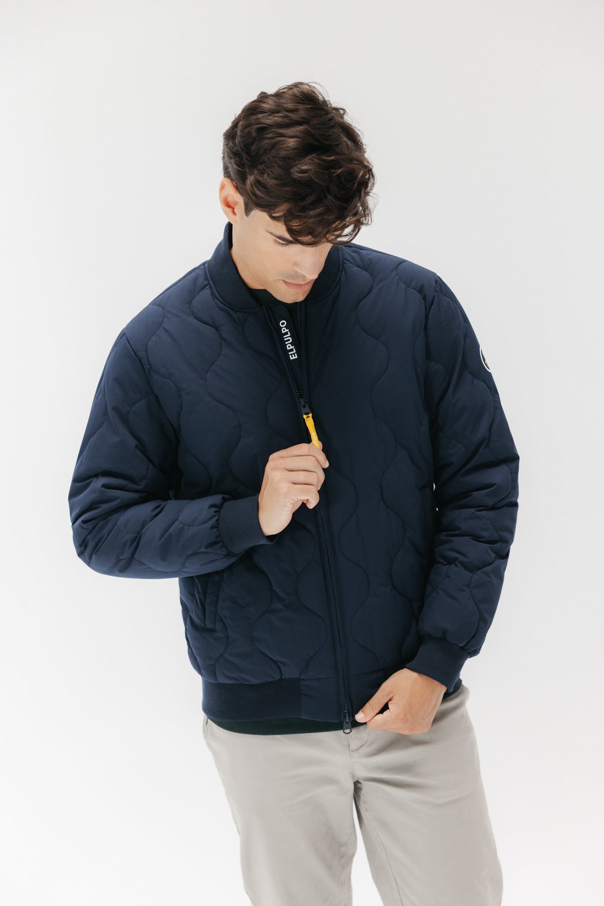 BOMBER ACOLCHADA SVEN AZUL MARINO