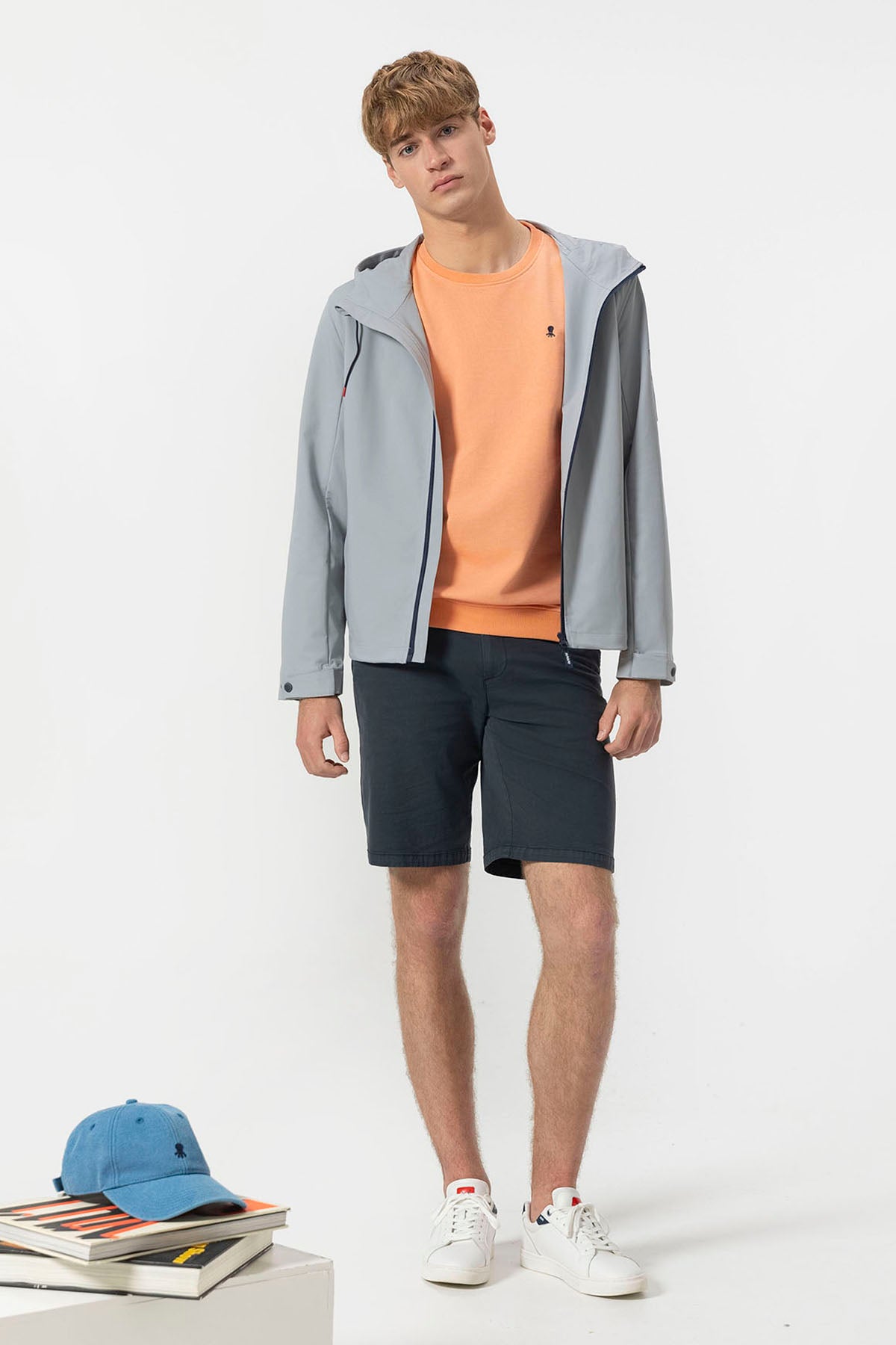 OCEAN CITY TECHNICAL JACKET STONE GREY