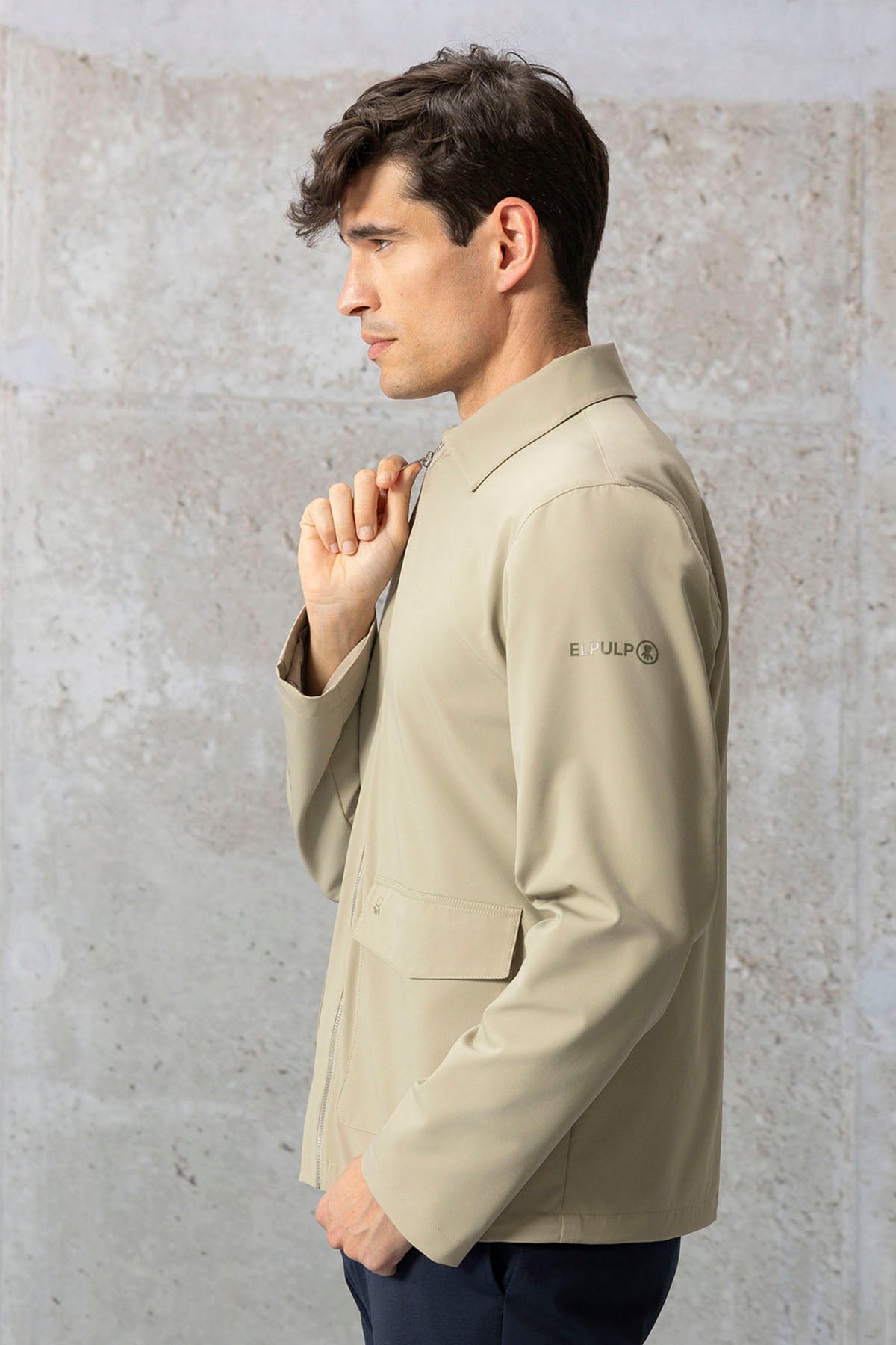 ULTRALIGHT BEIGE TECHNICAL JACKET