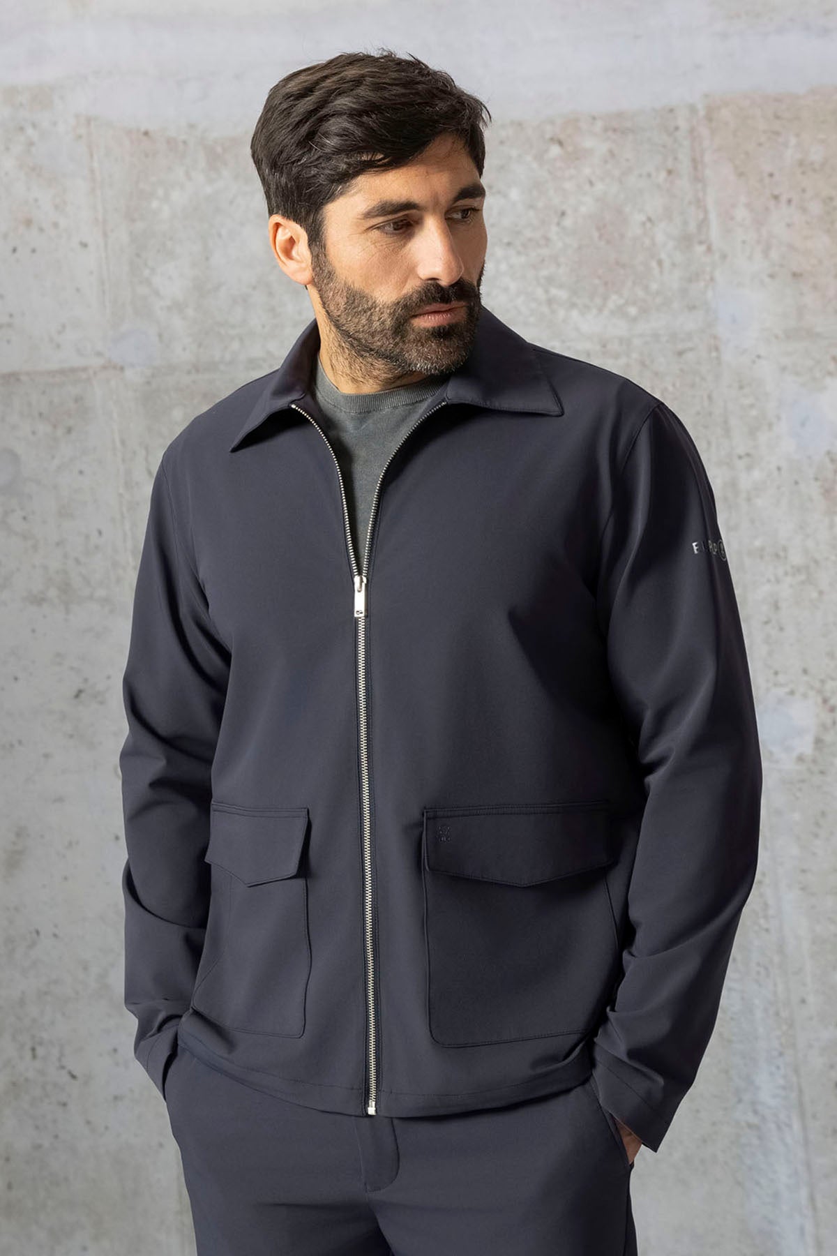 ULTRALIGHT TECHNICAL JACKET NAVY BLUE