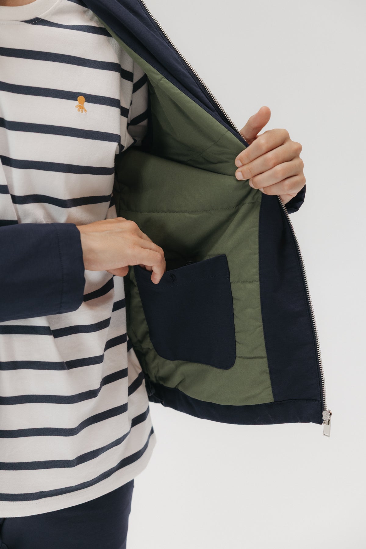 CAZADORA SUPERCOMFORT AZUL MARINO