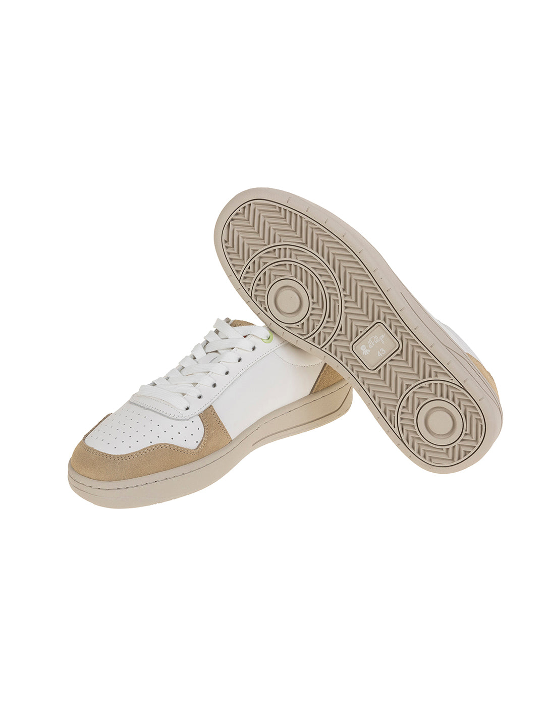 EP HERCULES PISTACHIO GREEN HEEL DETAIL SNEAKER