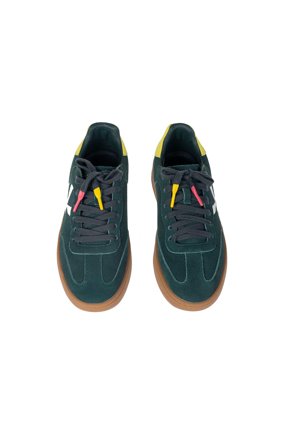 ZAPATILLA PIEL VUELTA CONTRASTES EP CANIDE VERDE OSCURO