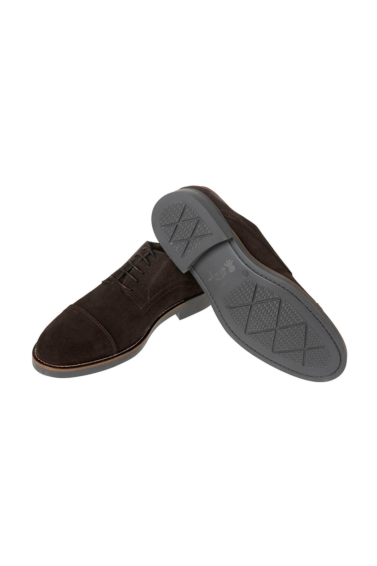 Zapato blucher suela de goma marrón