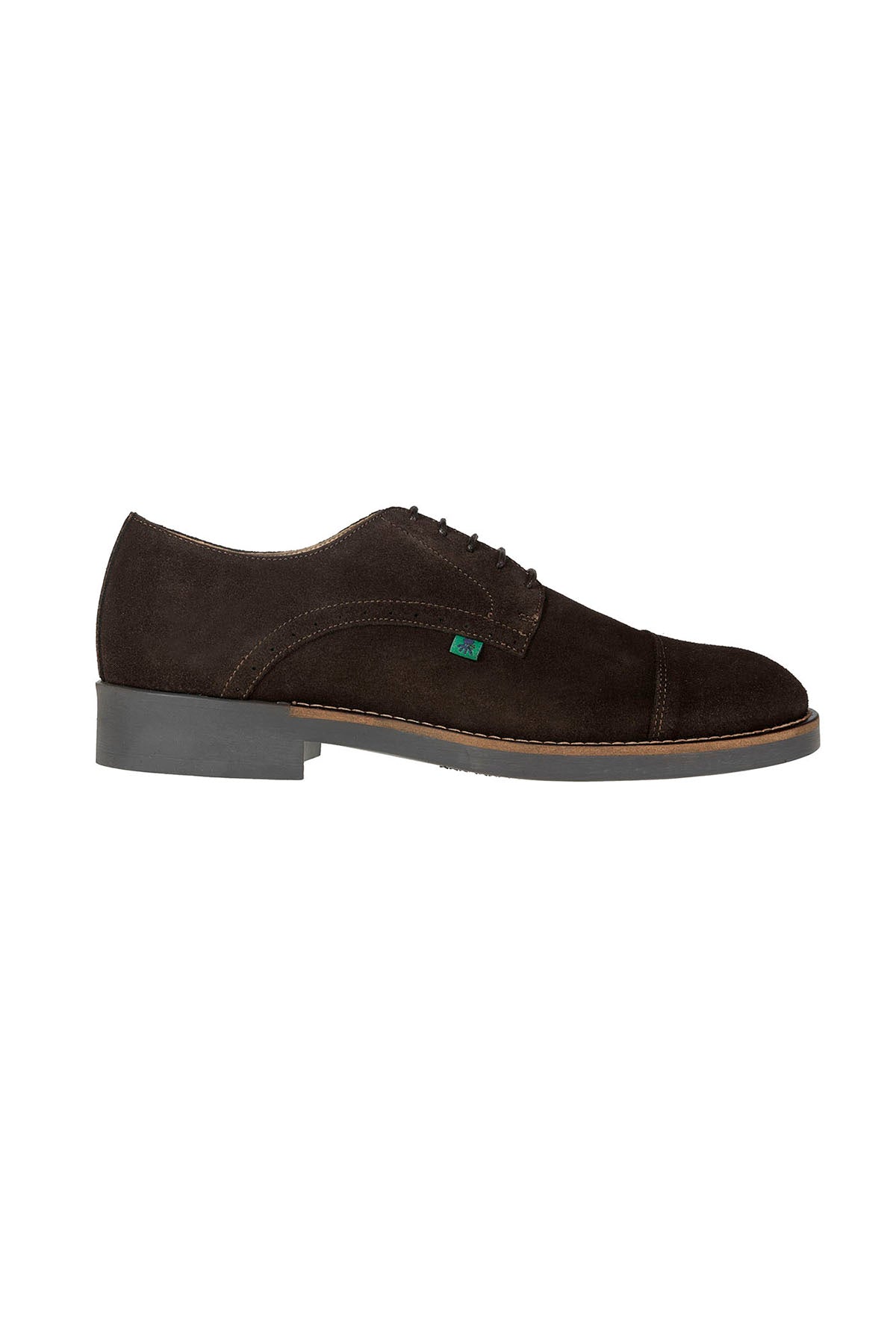 Zapato blucher suela de goma marrón