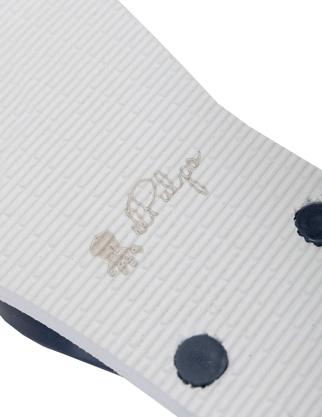 CHANCLA LETRAS SUELA BLANCO PURO