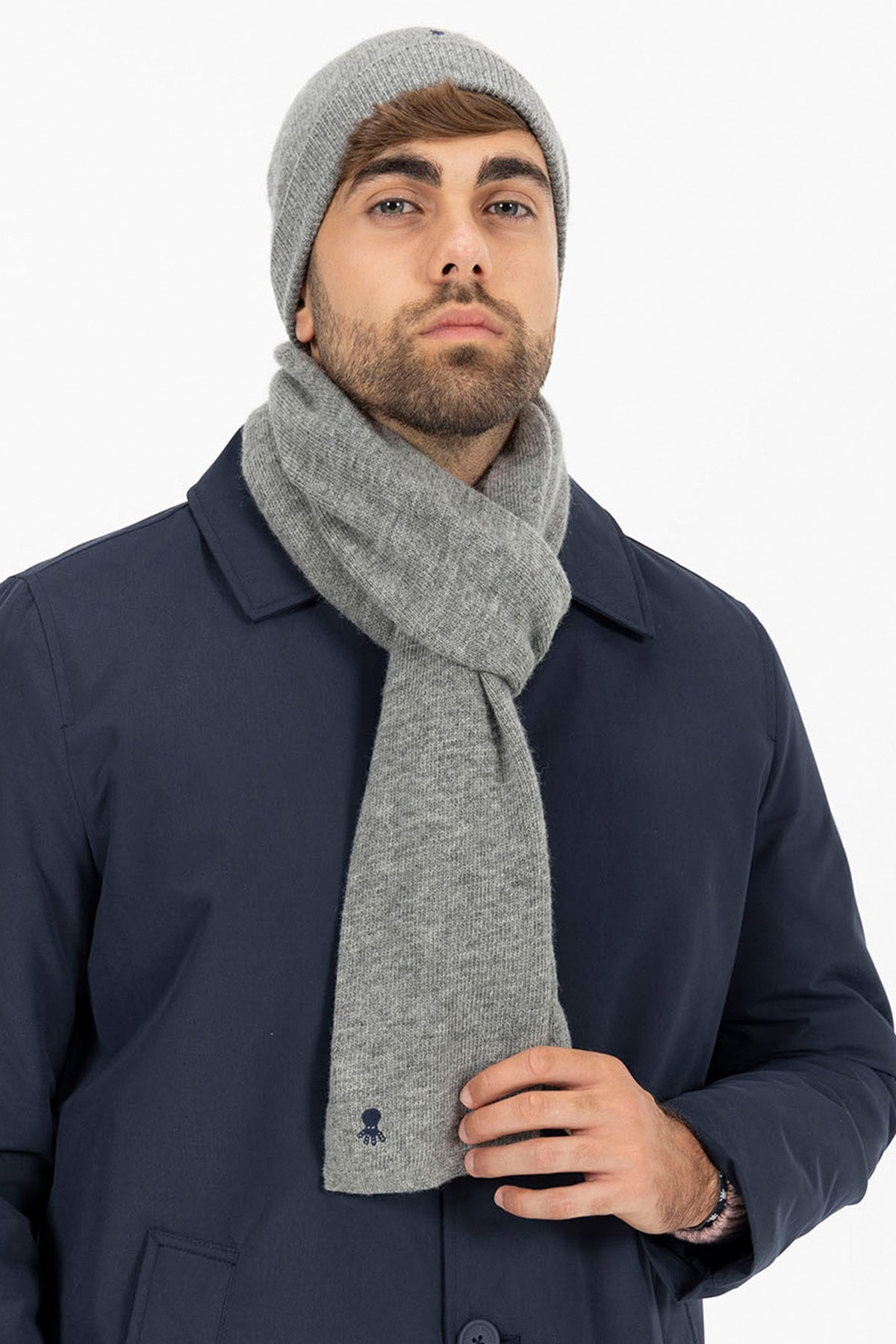 BUFANDA MELANGE GRIS VIGORÉ