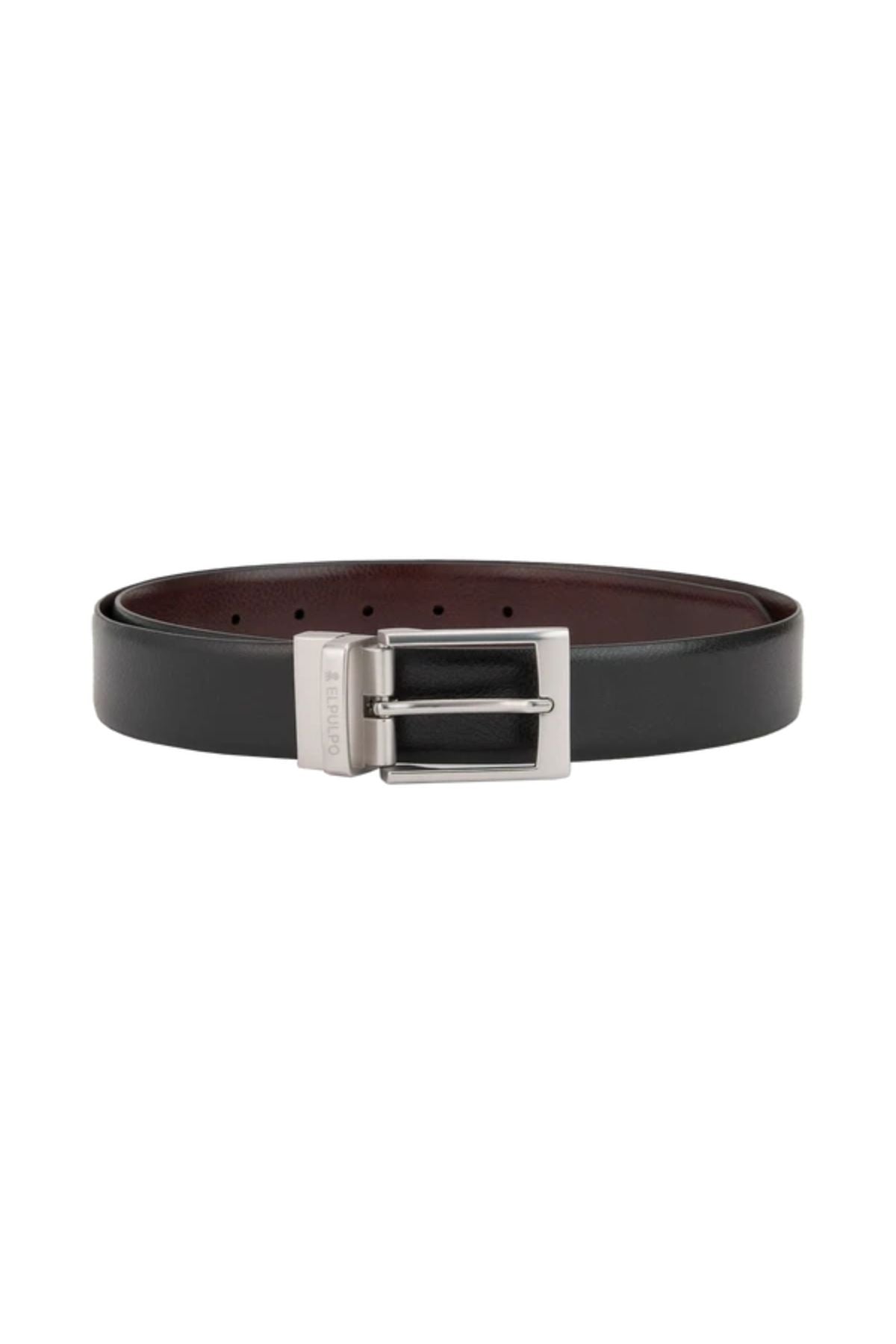 Cinturón tailoring reversible negro multicolor