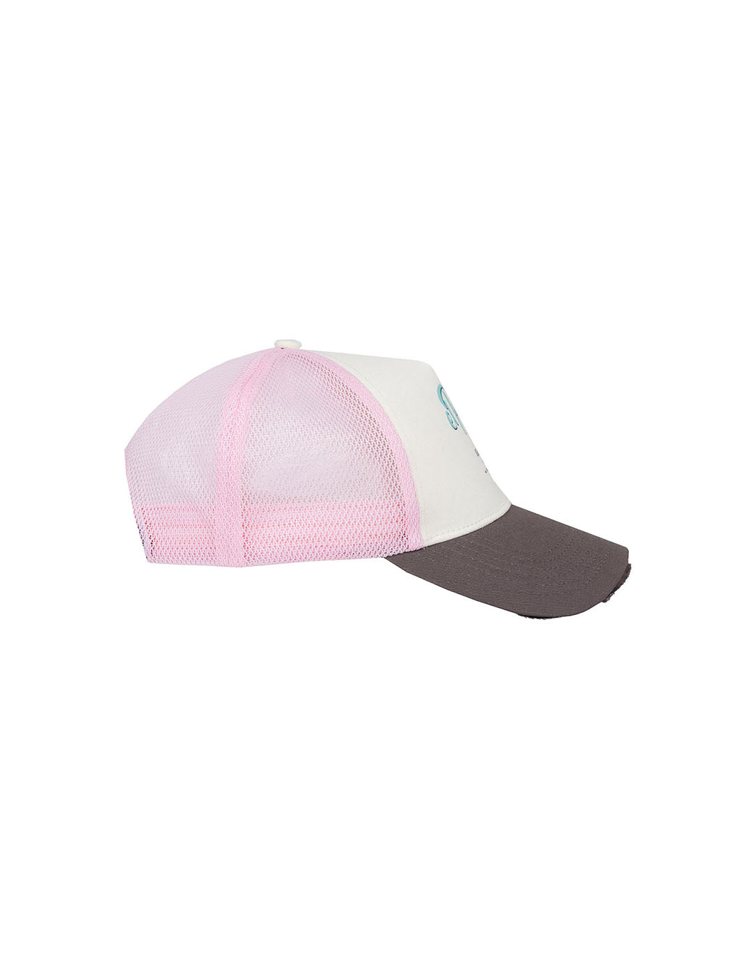 GORRA REJILLA DESTROY MENSAJE ROSA DELAVÉ