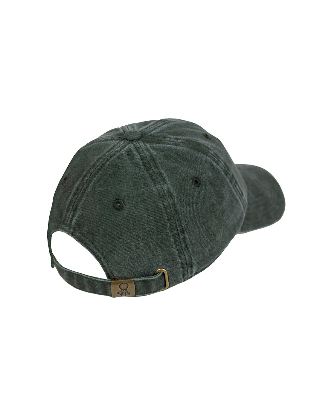 WASHED CAP WITH SAGE GREEN EMBROIDERY