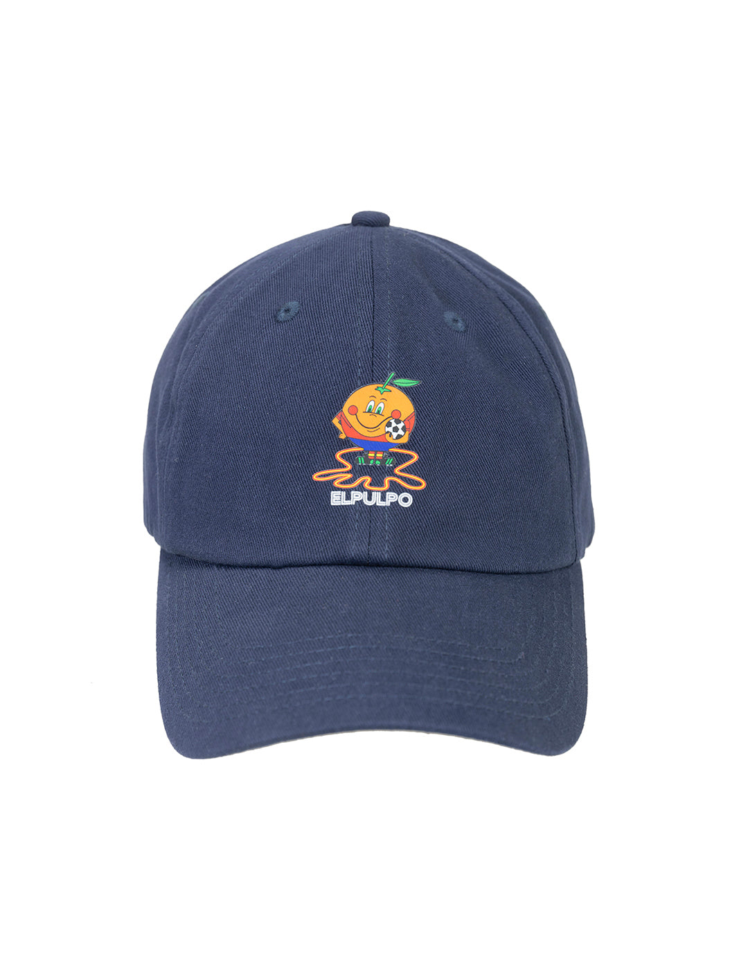 DELAVÉ WASHED CAP WITH OCTOPUS AND NAVY BLUE ORANGE PRINT