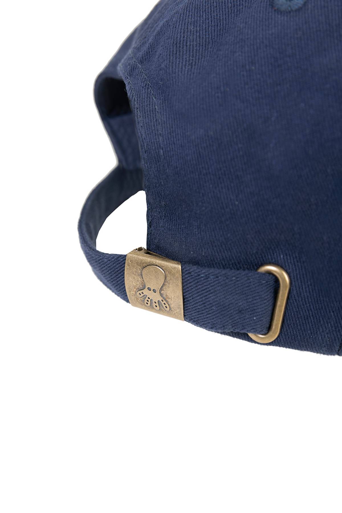 GORRA LAVADA ESTAMPADO ELPULPO Y NARANJITO AZUL MARINO DELAVÉ