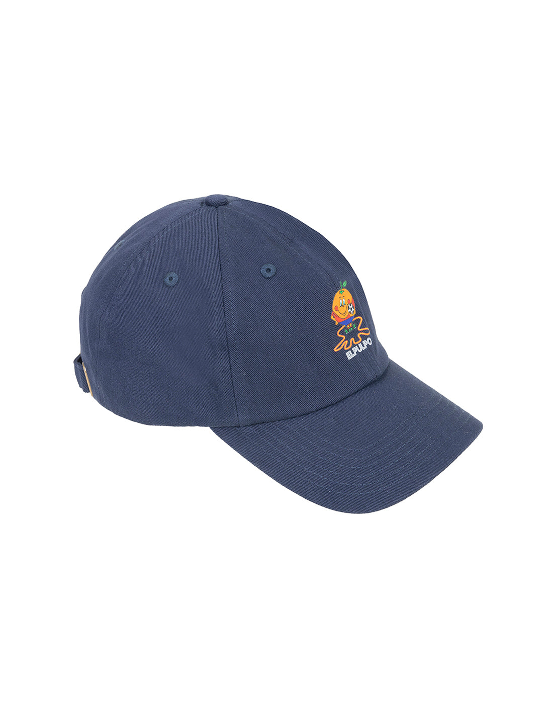 DELAVÉ WASHED CAP WITH OCTOPUS AND NAVY BLUE ORANGE PRINT