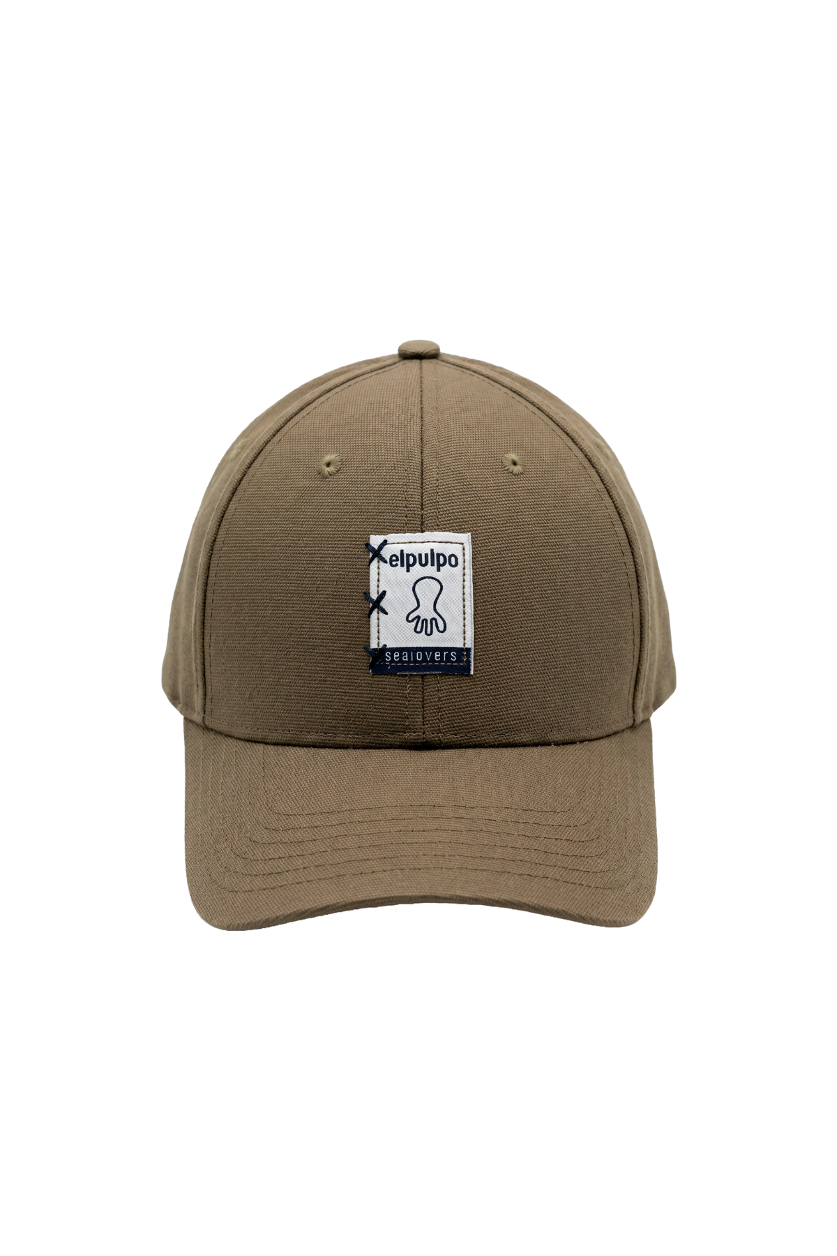Gorra loneta etiqueta oasis verde khaki