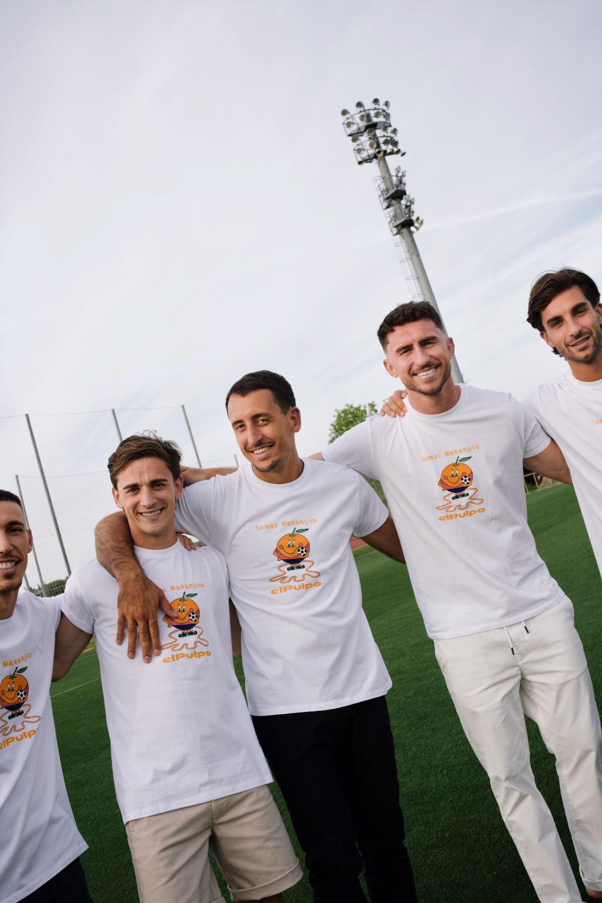Camiseta somos naranjito blanco puro