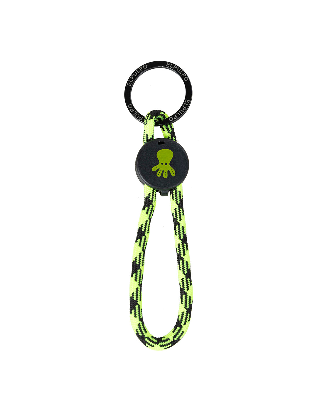 NEON YELLOW ROPE KEYCHAIN