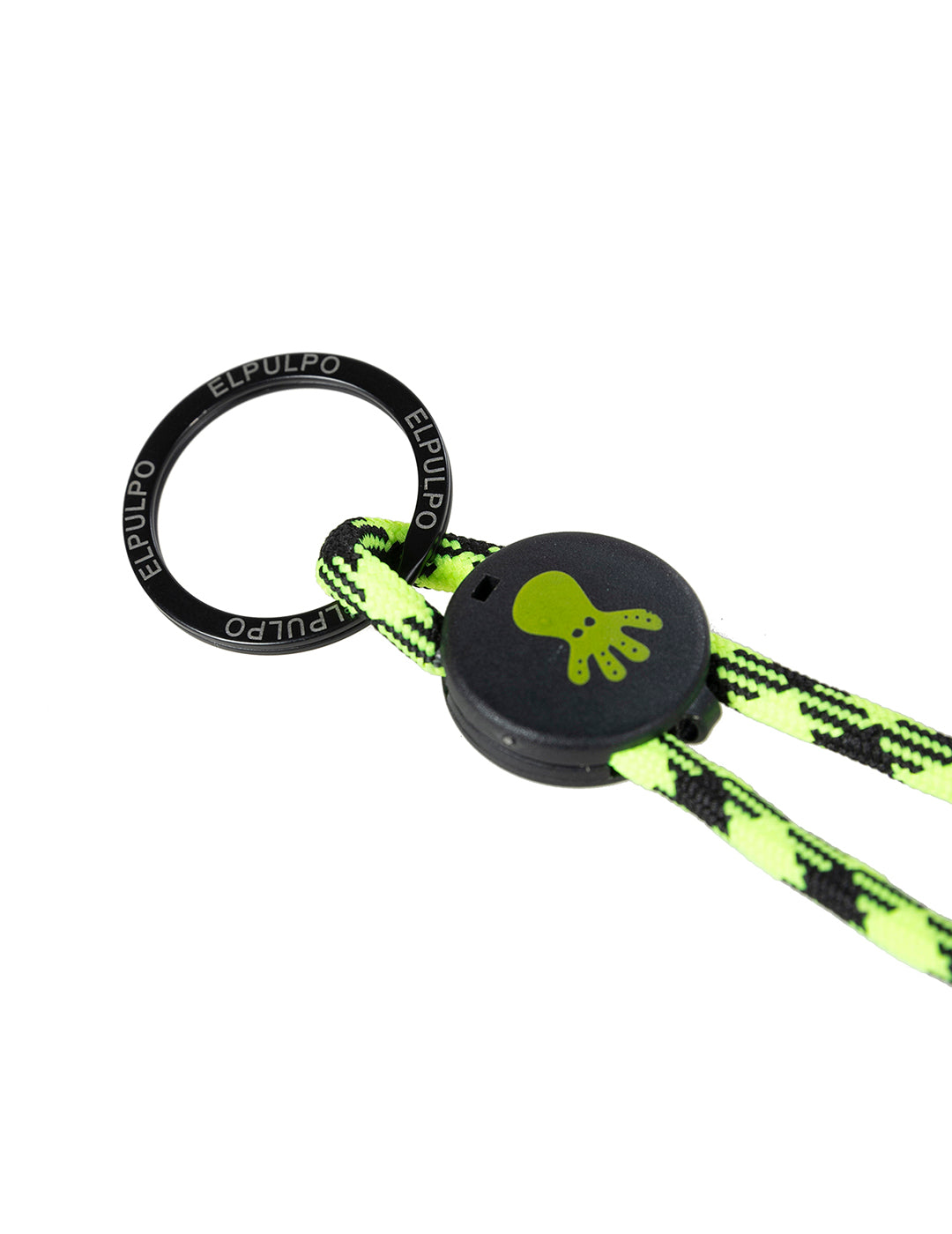 NEON YELLOW ROPE KEYCHAIN