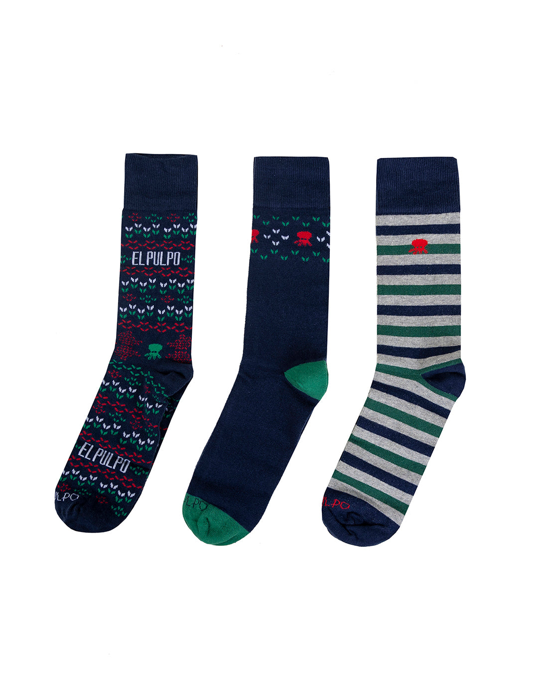 PACK OF ELPULPO XMAS MULTICOLOR SOCKS