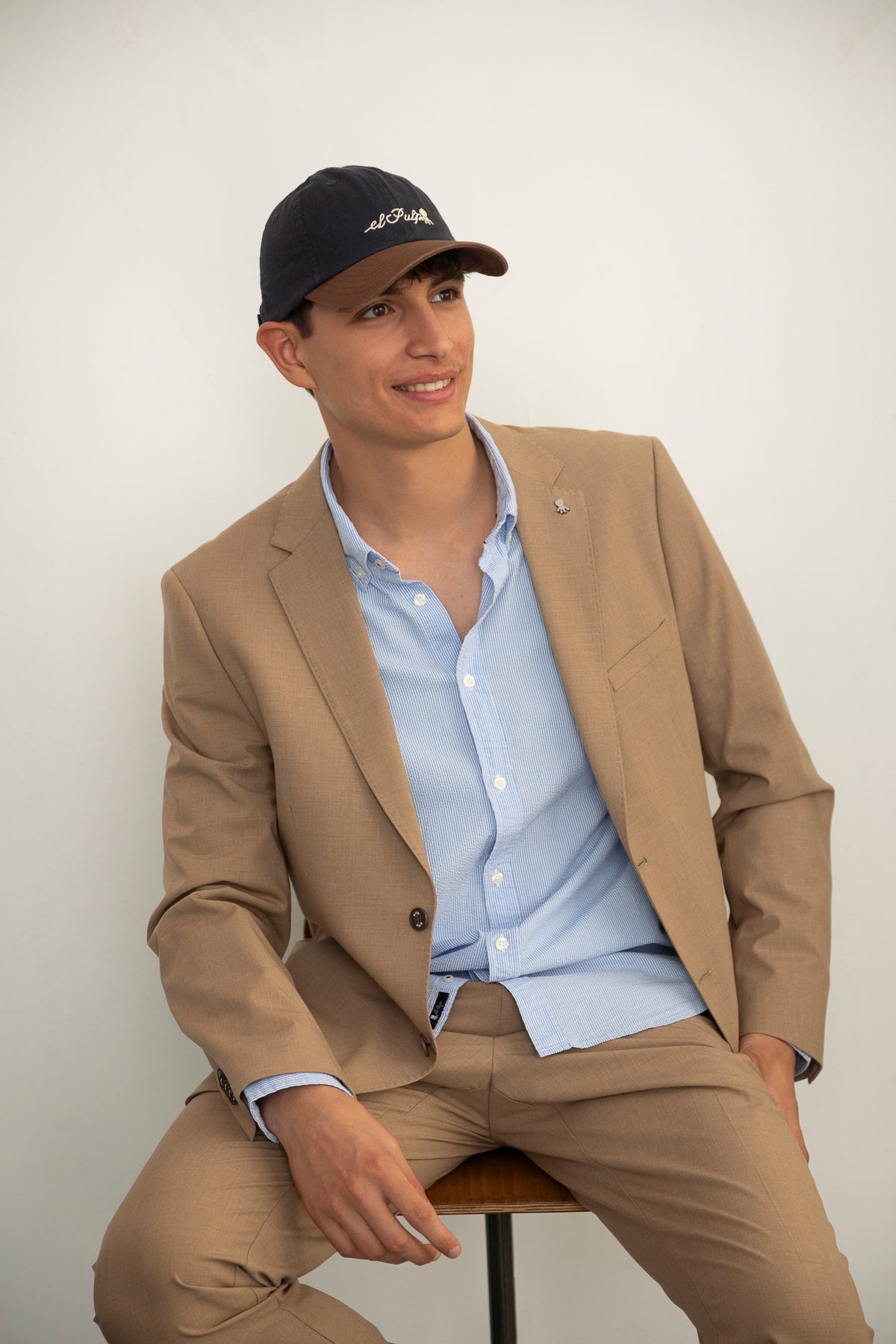 AMERICANA TRAJE COMFORT TOSTADO