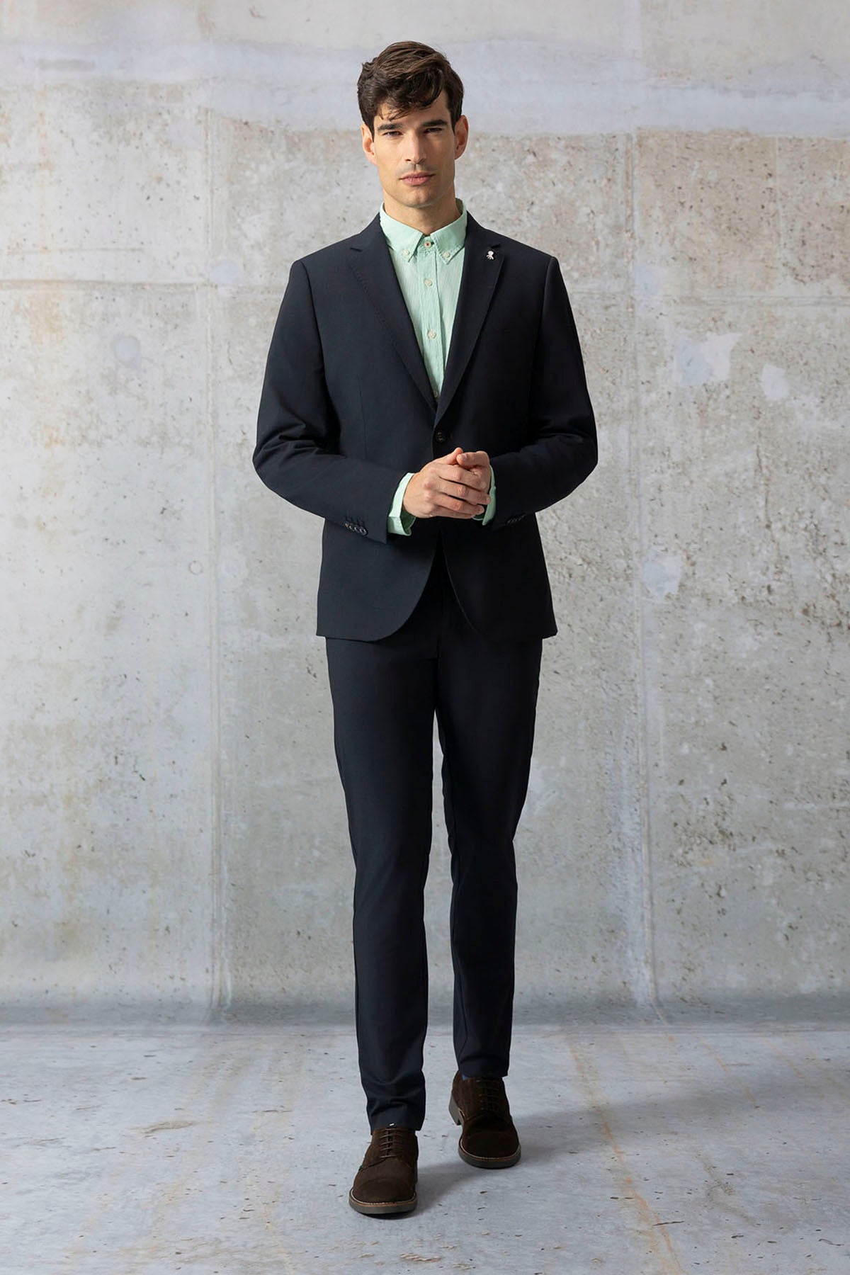 Americana traje comfort azul marino