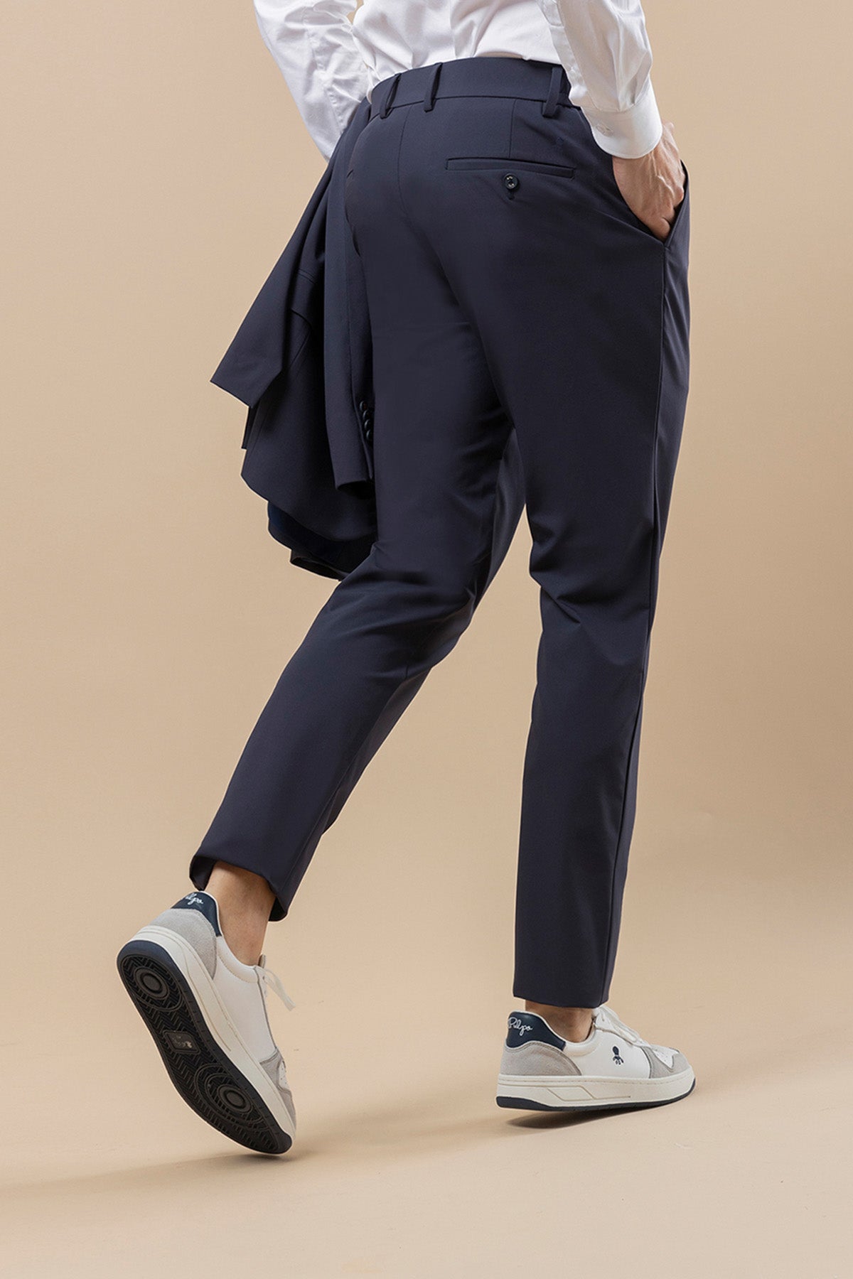 PANTALÓN ELÁSTICO ULTRALIGERO AZUL MARINO