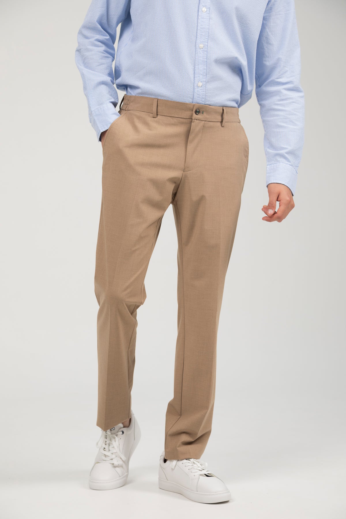 PANTALÓN TRAJE COMFORT TOSTADO