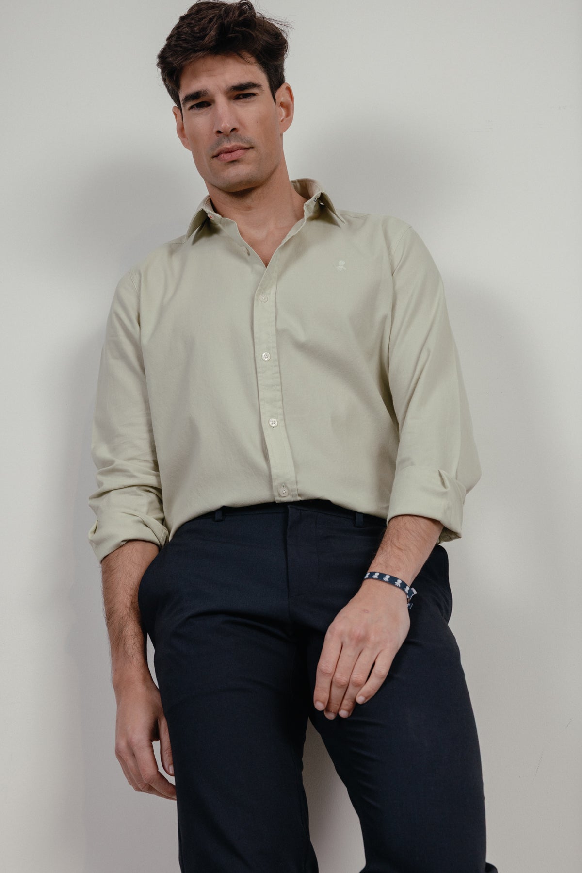 Pantalón traje comfort azul marino