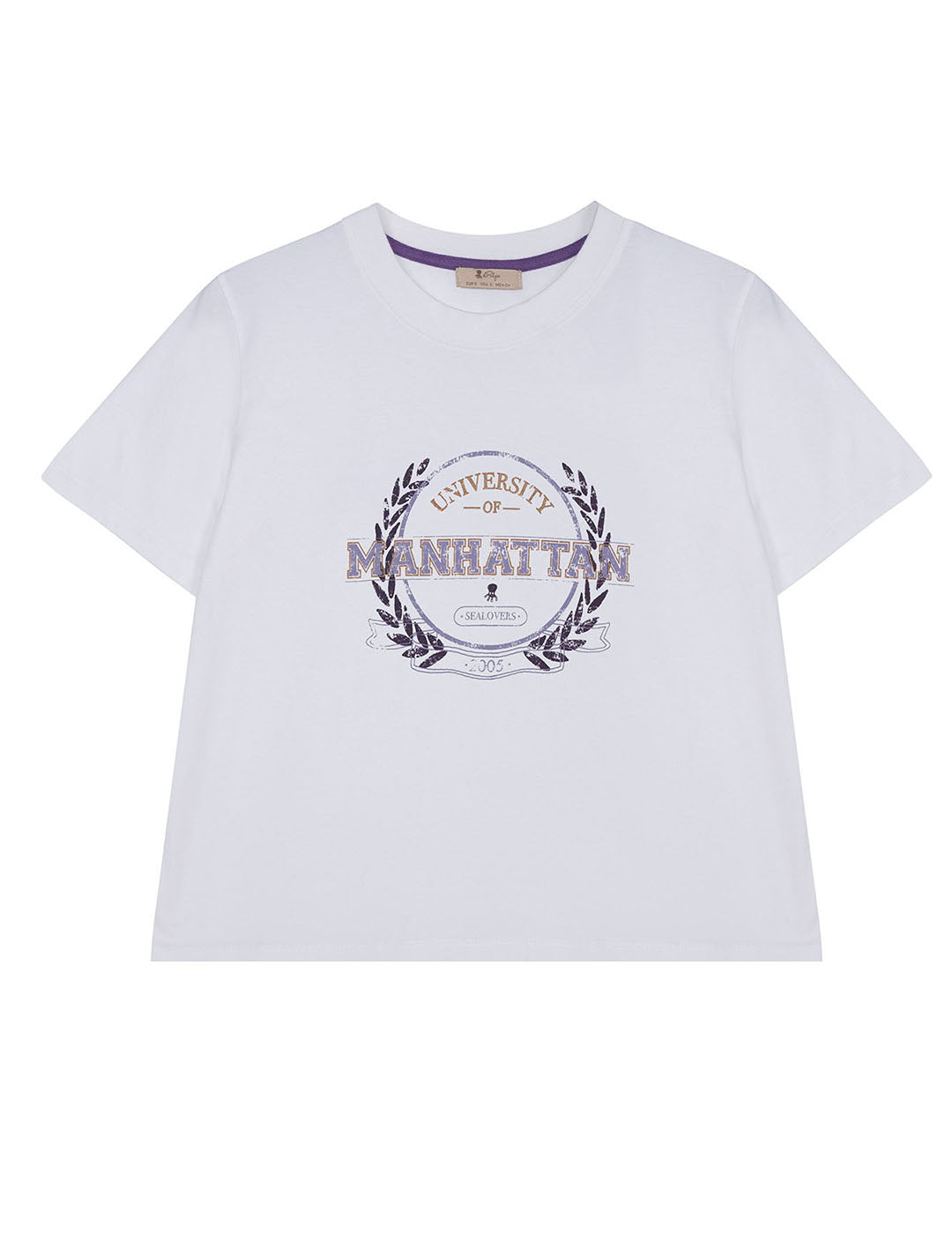 CAMISETA TEEN MANHATTAN BLANCO PURO